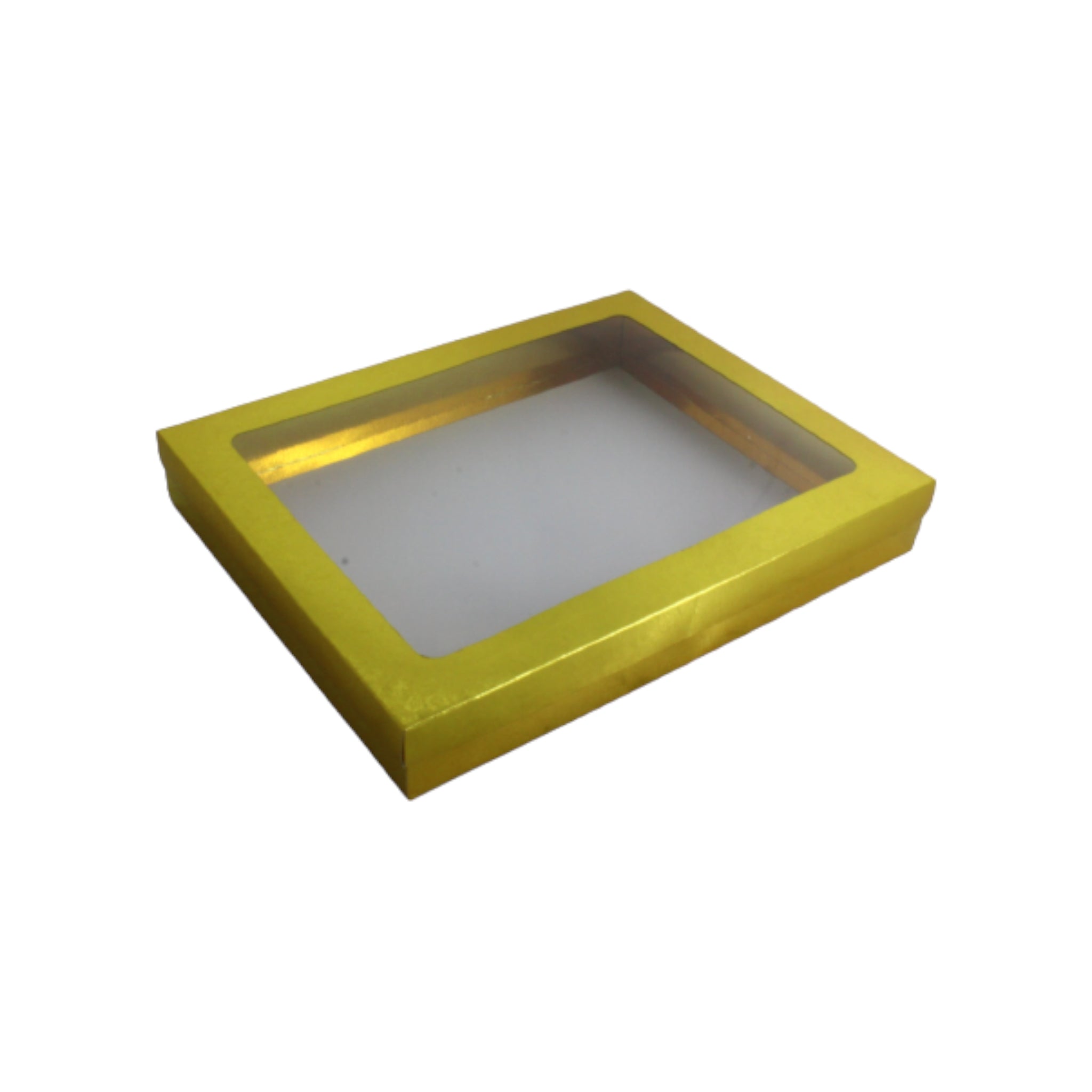 Gift Biscuit Paper Box Gold with Window XPP240-G