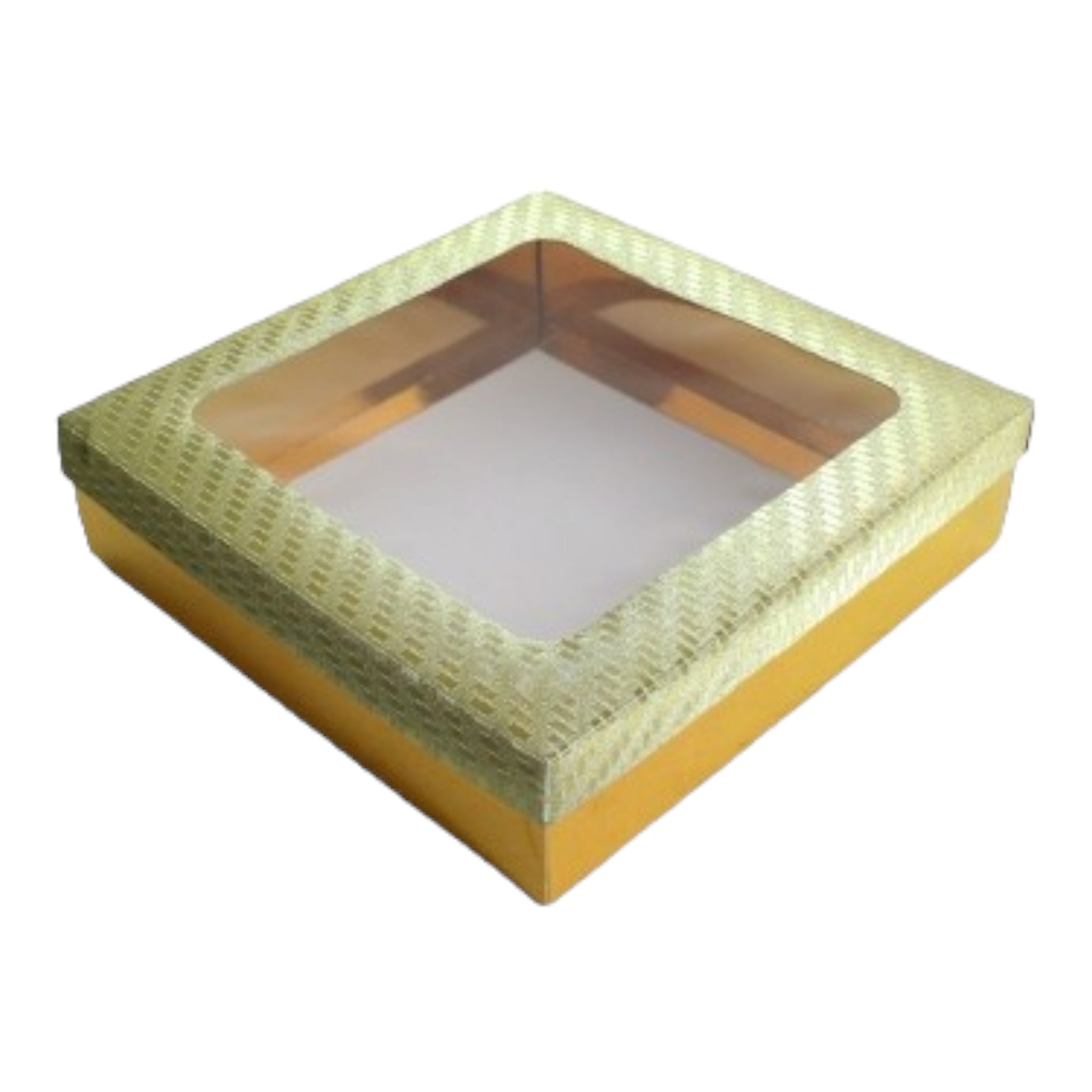 Gift Biscuit Paper Box Gold 20x20x5cm XPP306