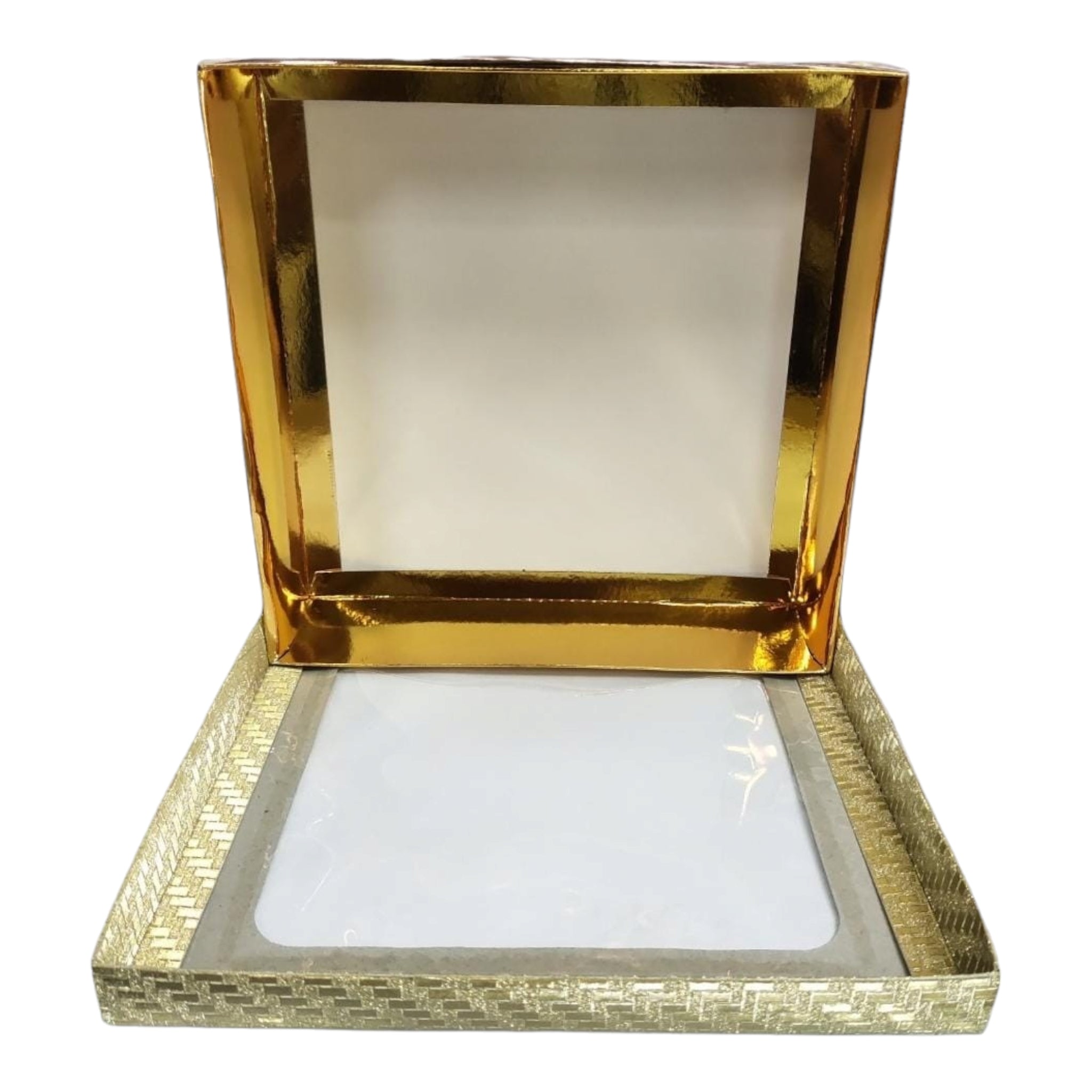 Gift Biscuit Paper Box Gold 20x20x5cm XPP306