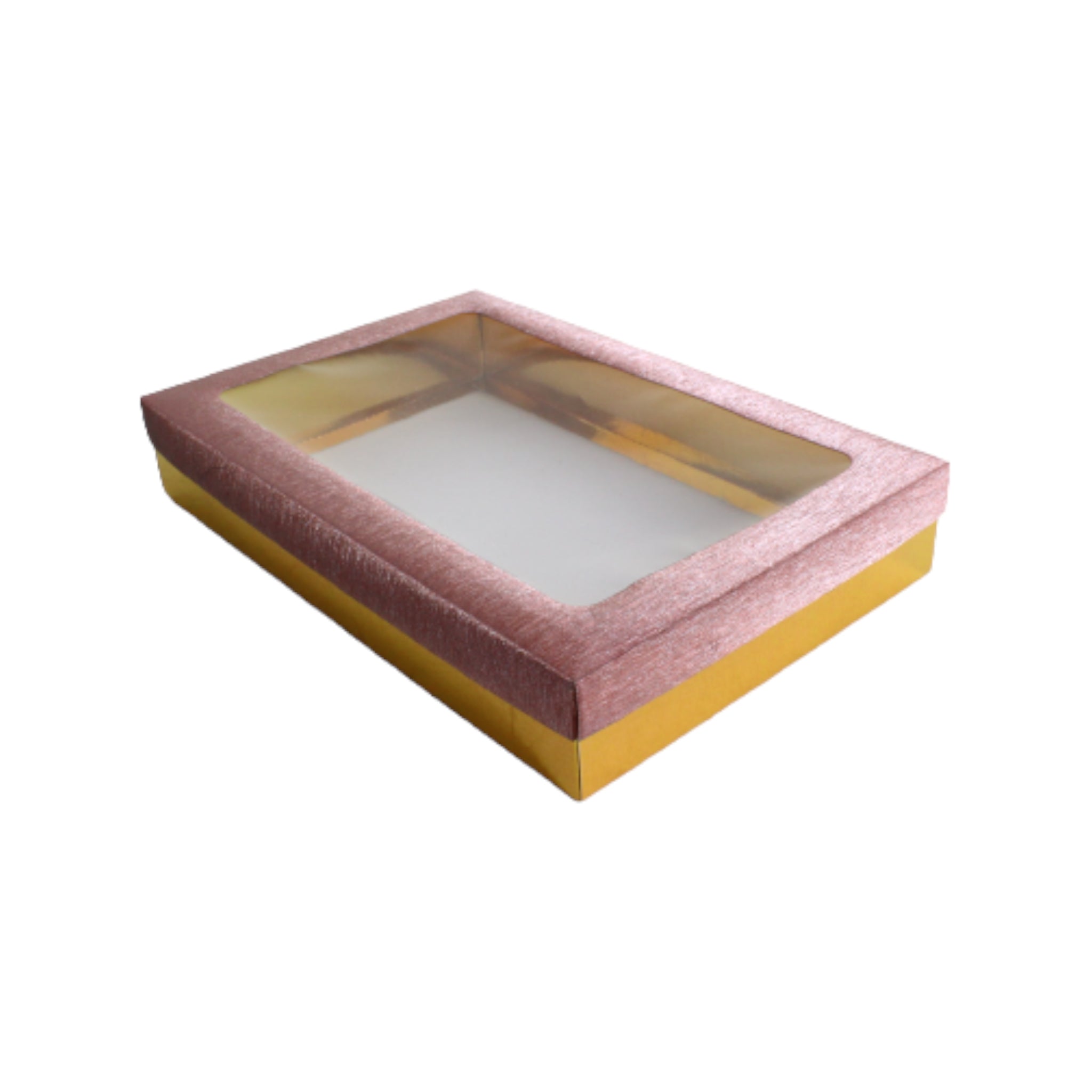 Gift Biscuit Paper Box Rose Gold 20x20x5cm XPP300