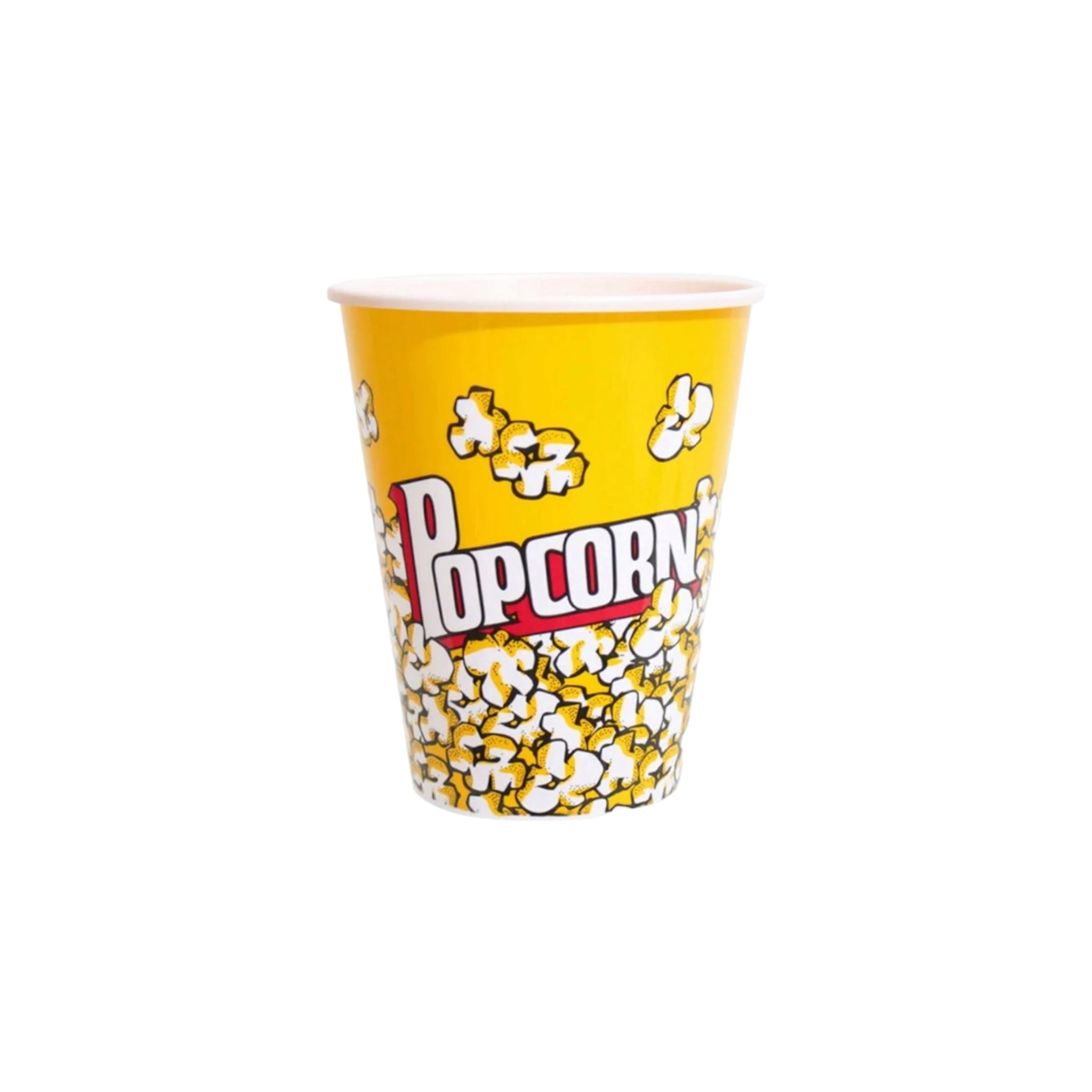 Retro Popcorn Bucket Plastic 14x12cm