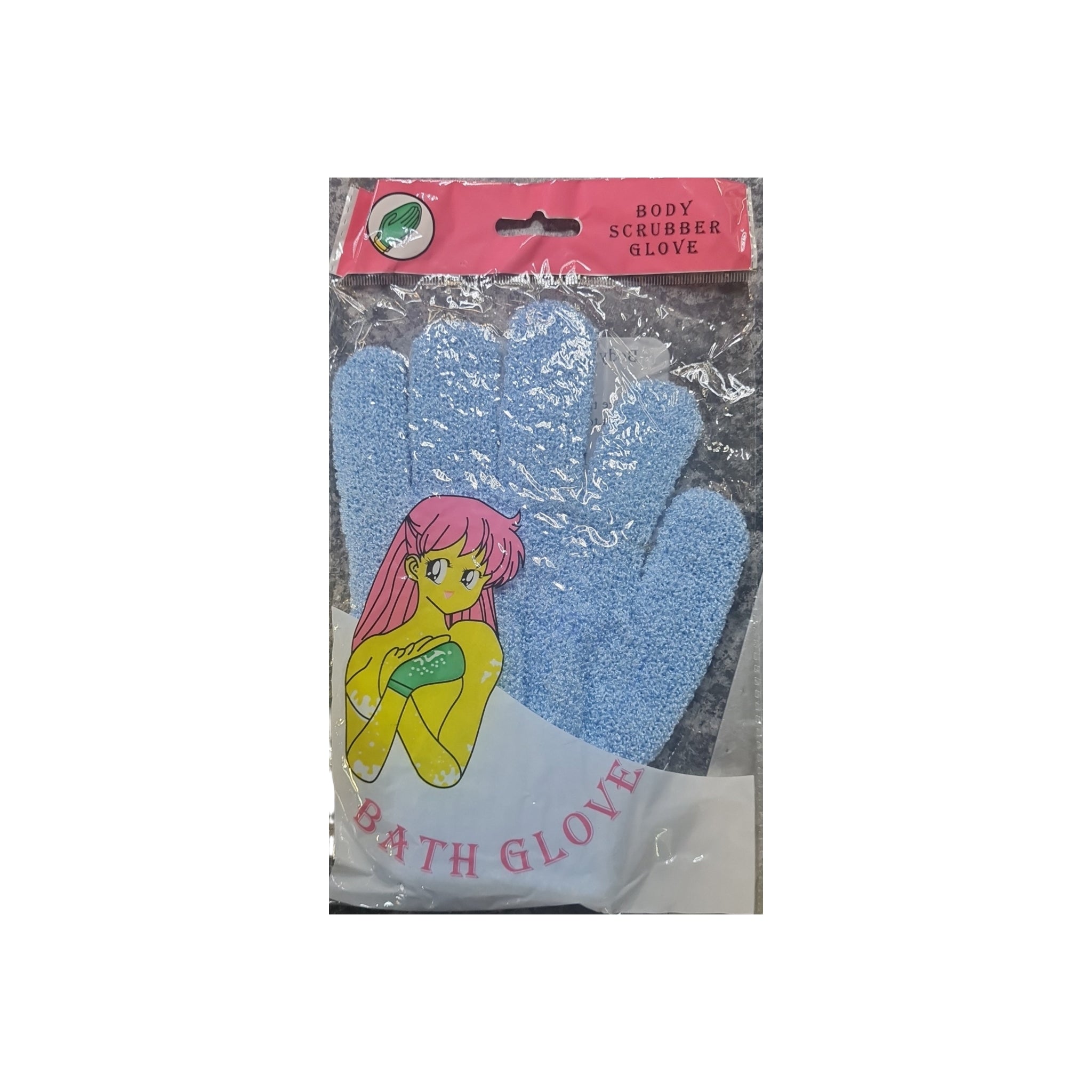 Bath Glove 18.5 x 11cm Solid Colour