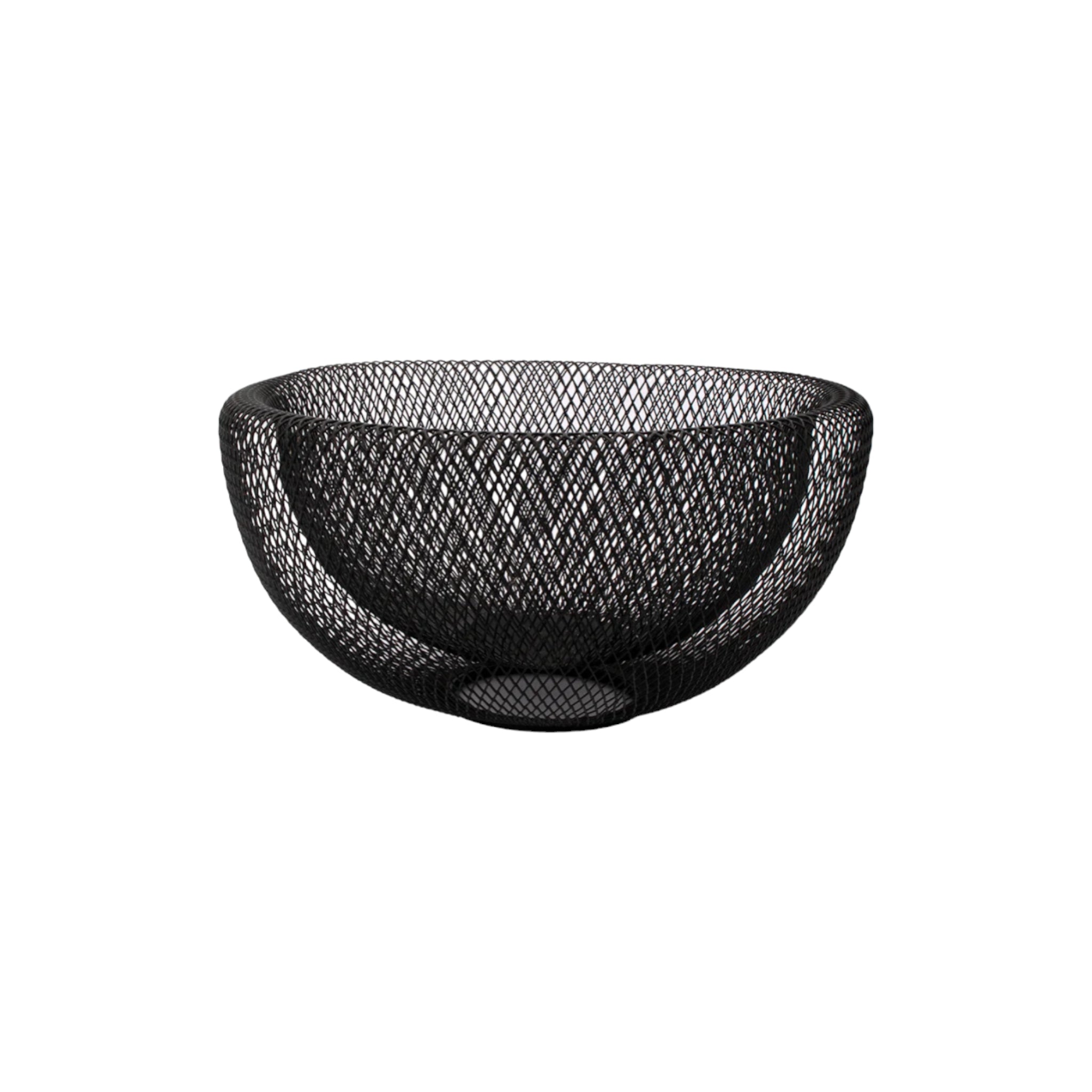 Regent Double Layer Wire Mesh Basket Powder Coated Black 145x300mm Diameter