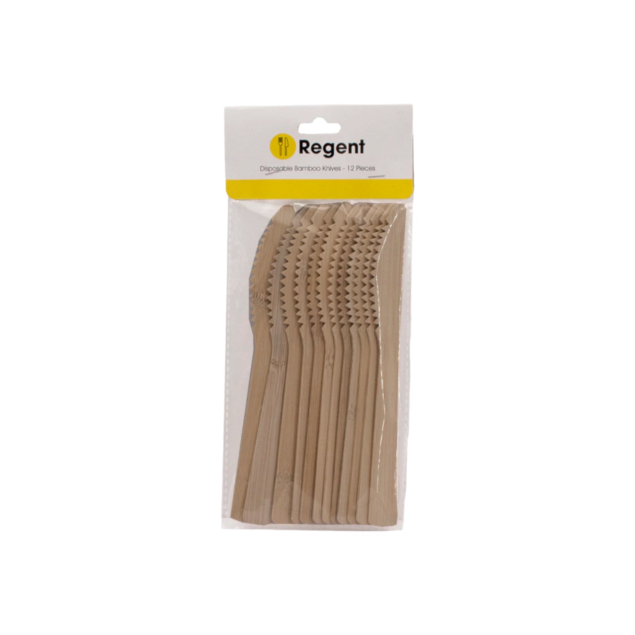 Regent Disposable Bamboo Knives 170mm 12pack 35196