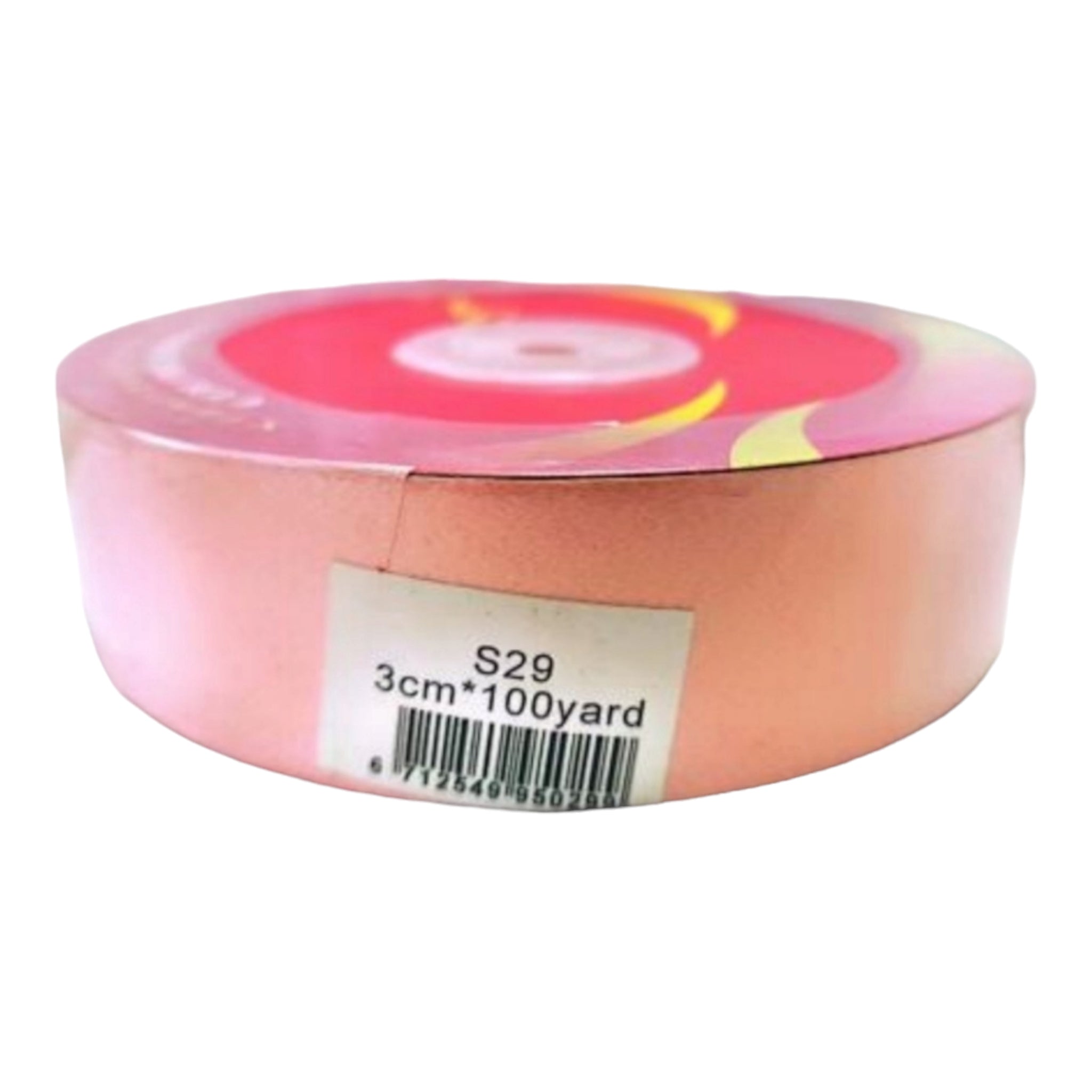 Satin Finish Color Poly Ribbon 3.2cmx100yard ±90m