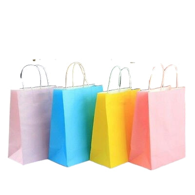 Kraft Paper Gift Treat Bags 120gsm with Paper Twist Handle