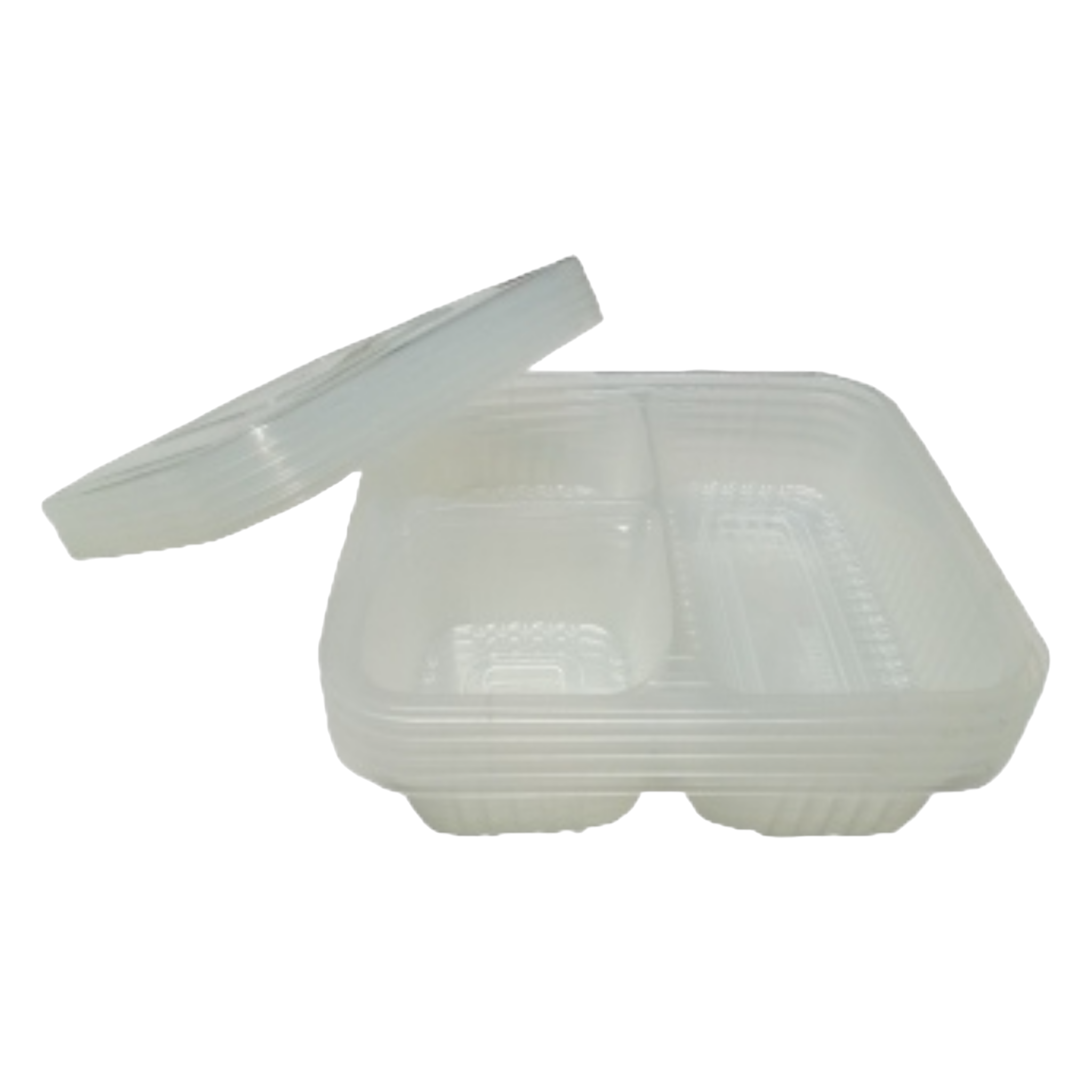Formosa Stay Fresh Food 3 Division Lunch Meal Container 600ml+300ml+300ml 5pack