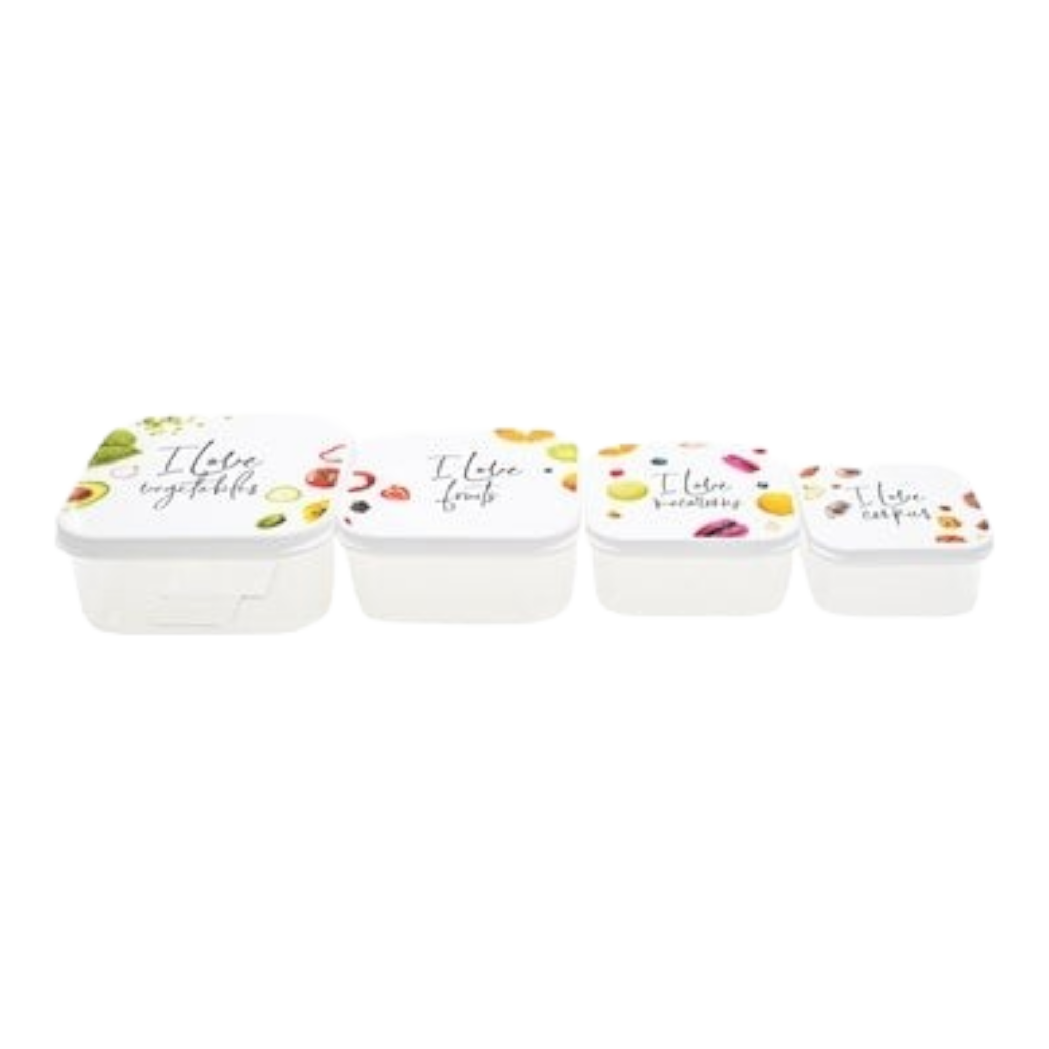 Food Saver Storage Container 4pc Set Plastic 21135