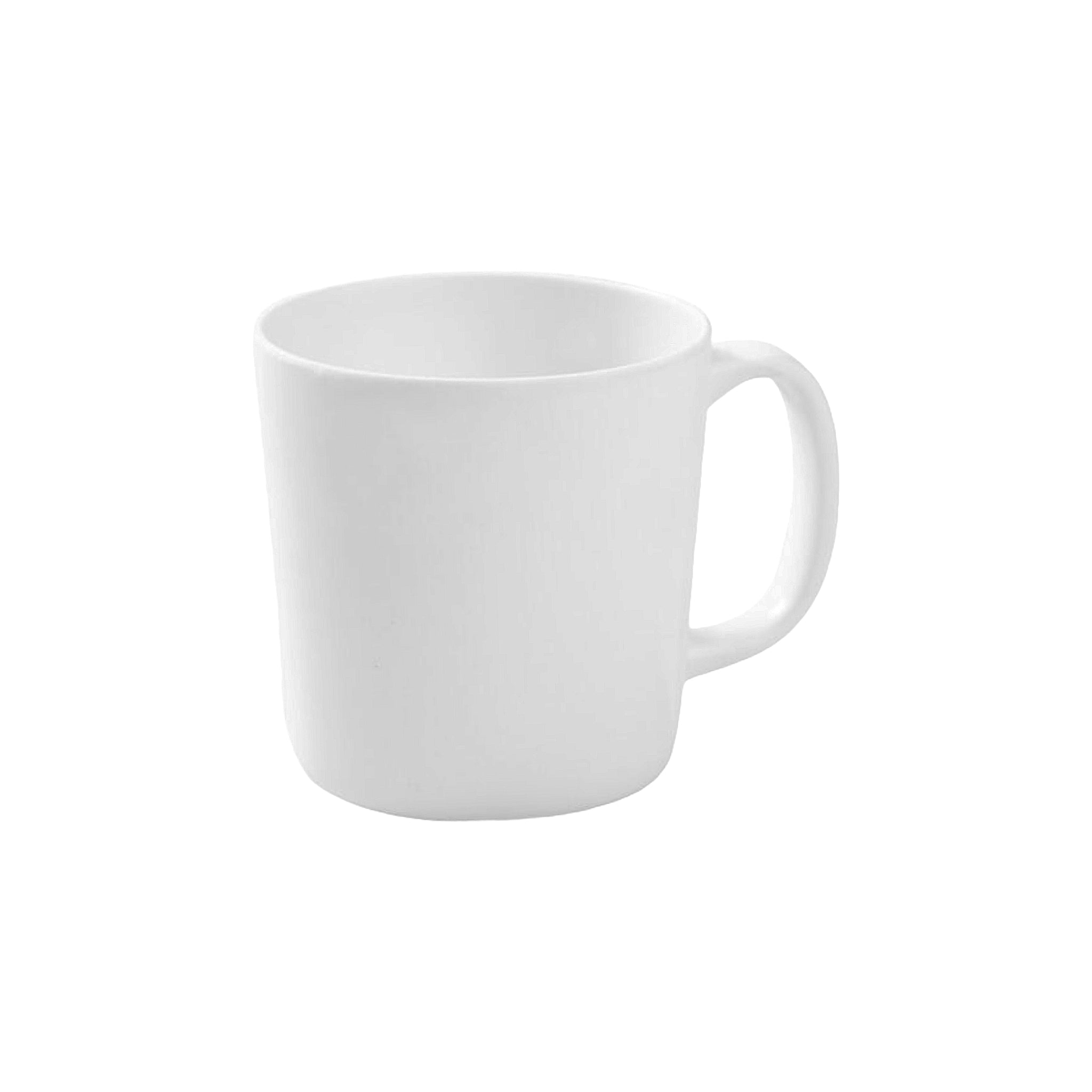 Melamine Mug 7.5x6.5cm White with handle