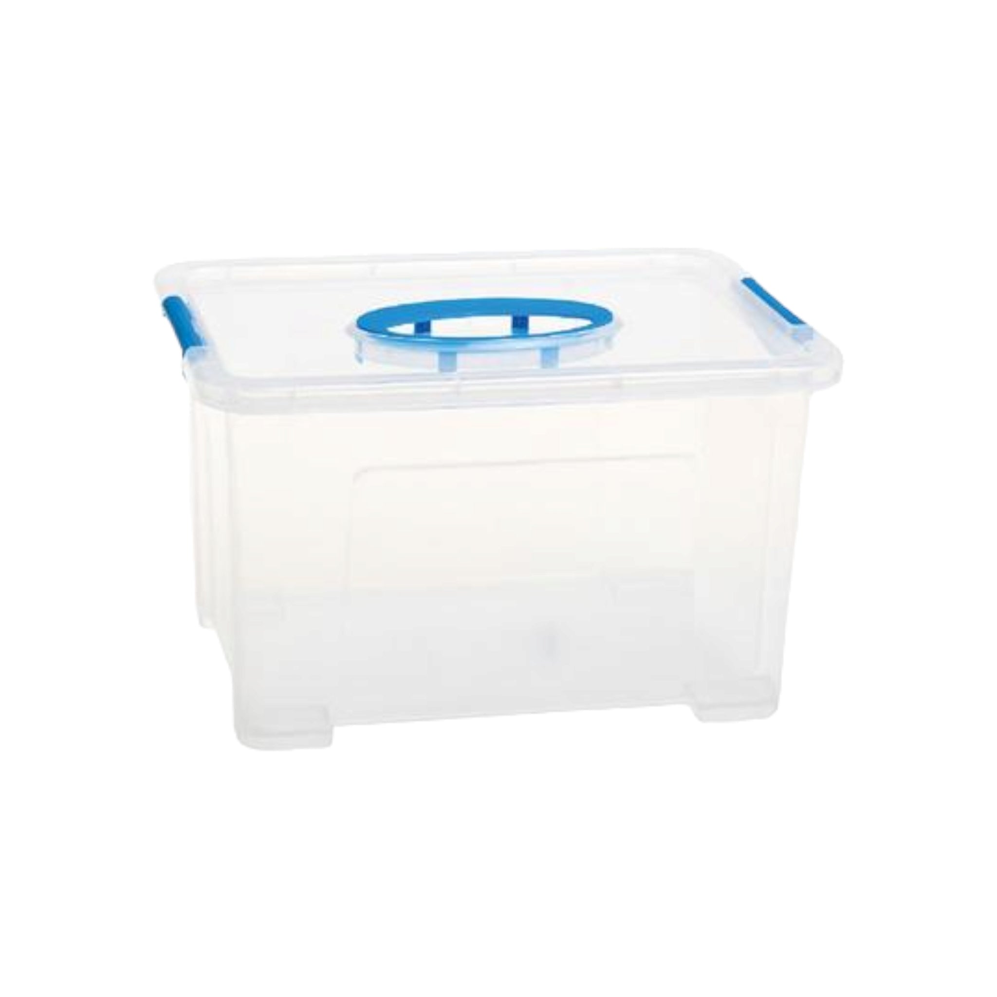 5.5L Plastic Storage Box Clear 26x20x16cm