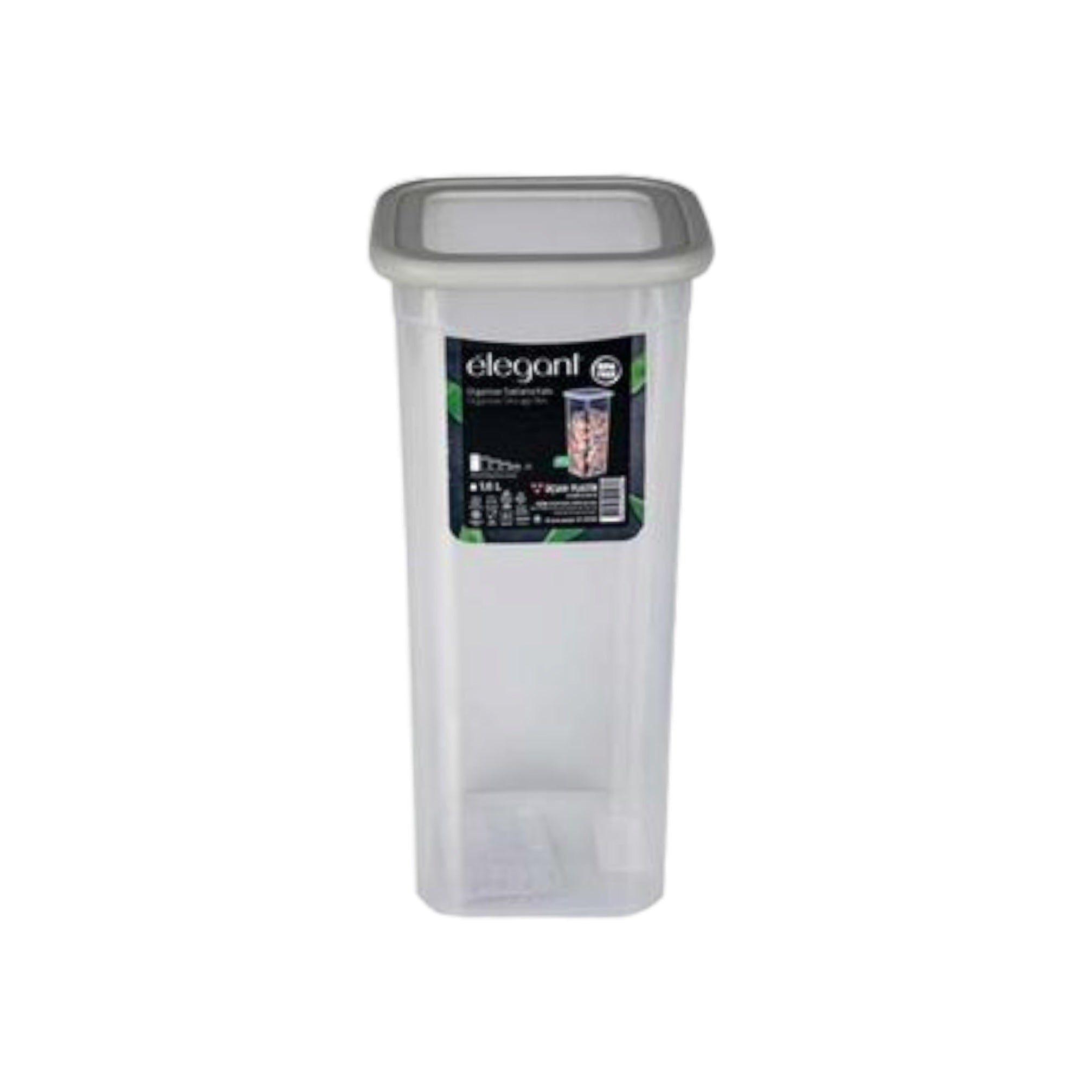 Elegant Pantry Storage Cannister Elegant 1.8L 11x11x24cm