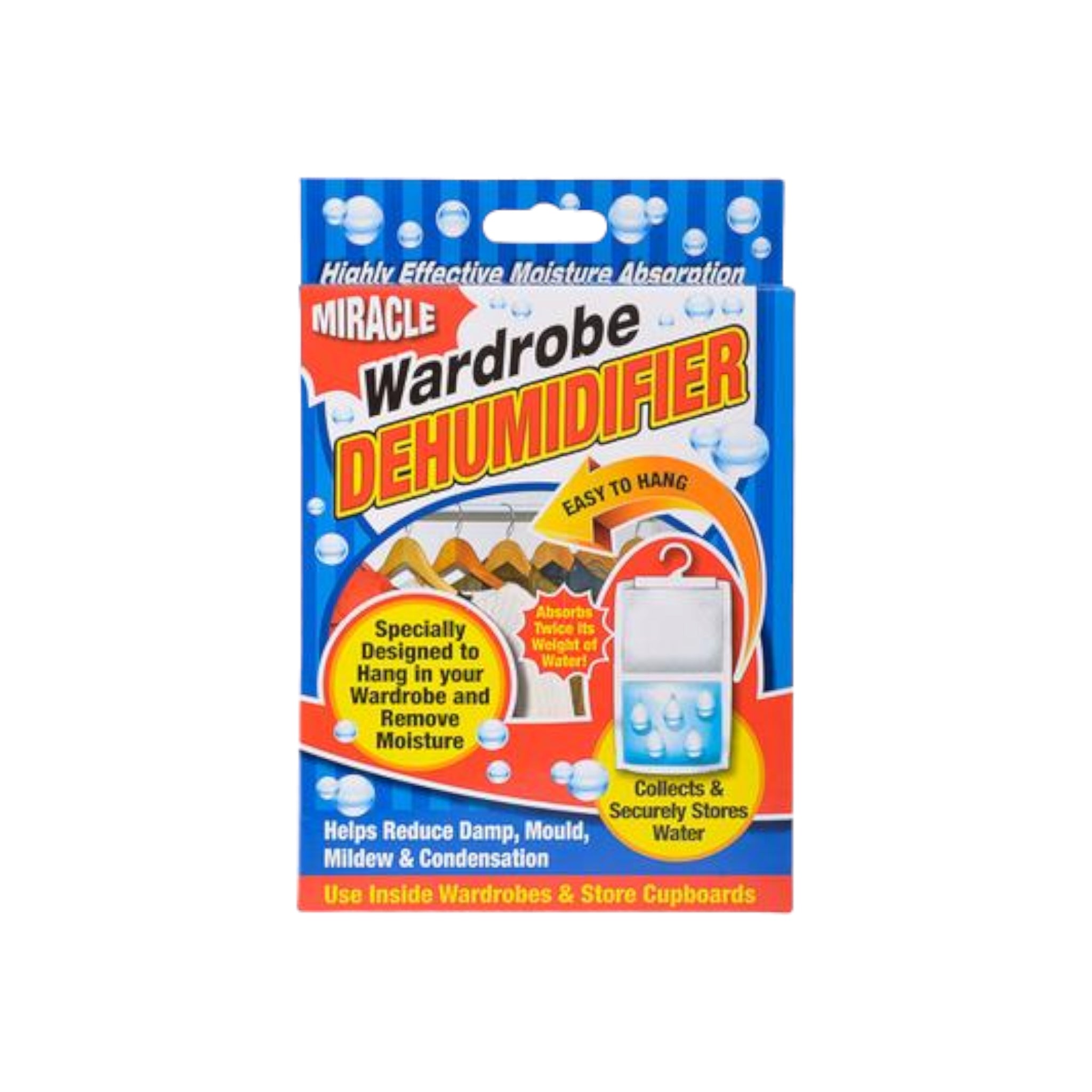 Hanging Wardrobe Dehumidifier - Cupboard