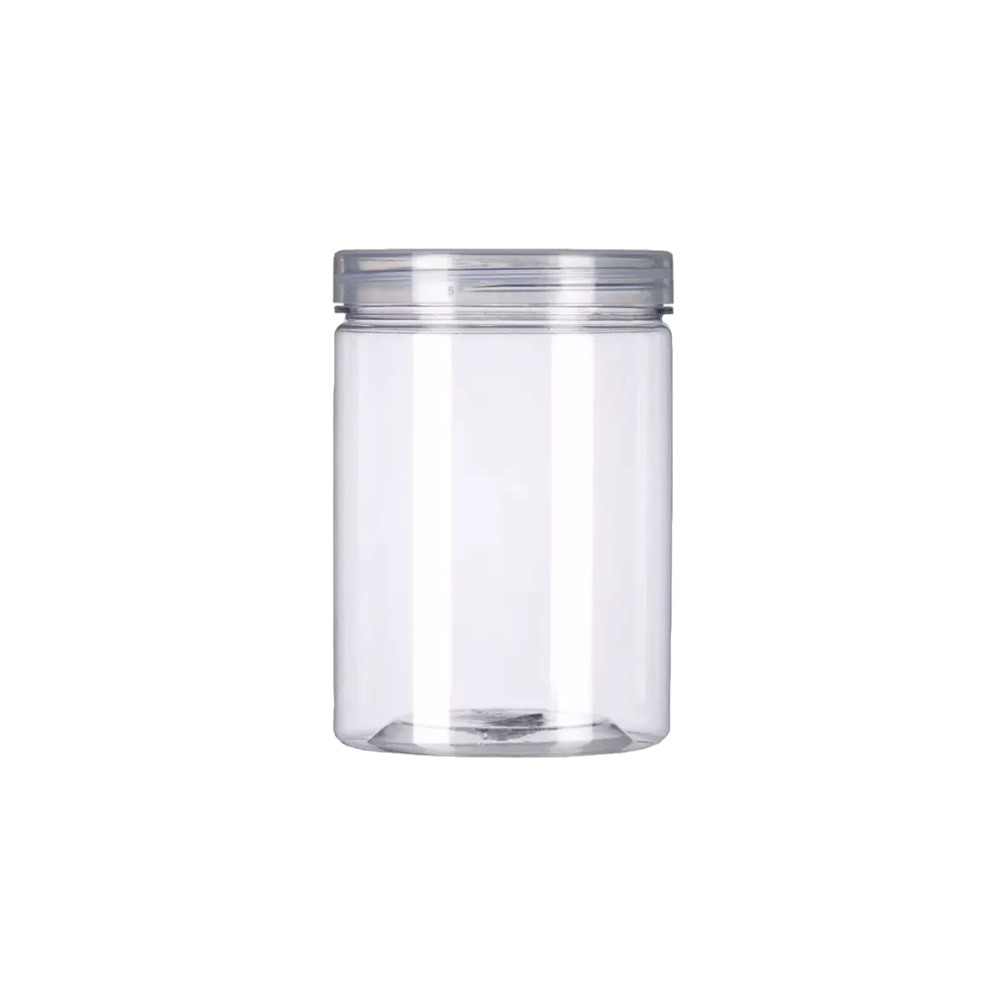 Plastic Pet Jar Bottle 280ml PVC with Lid Transparent