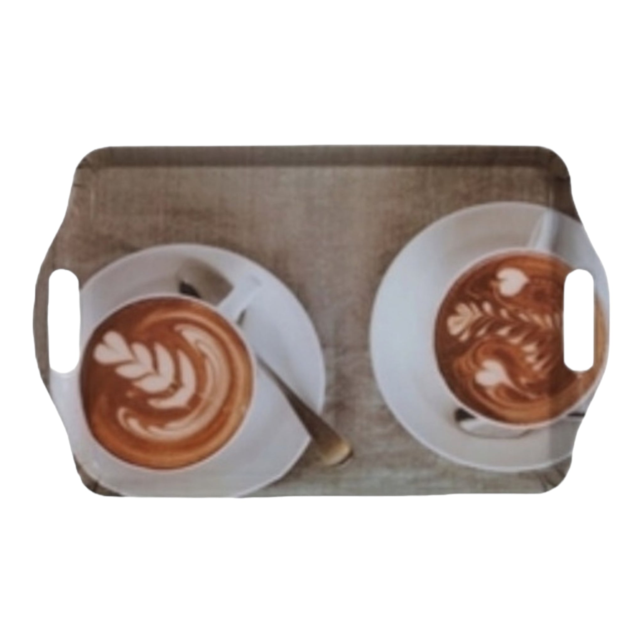 Melamine Serving Tray Coffee Print