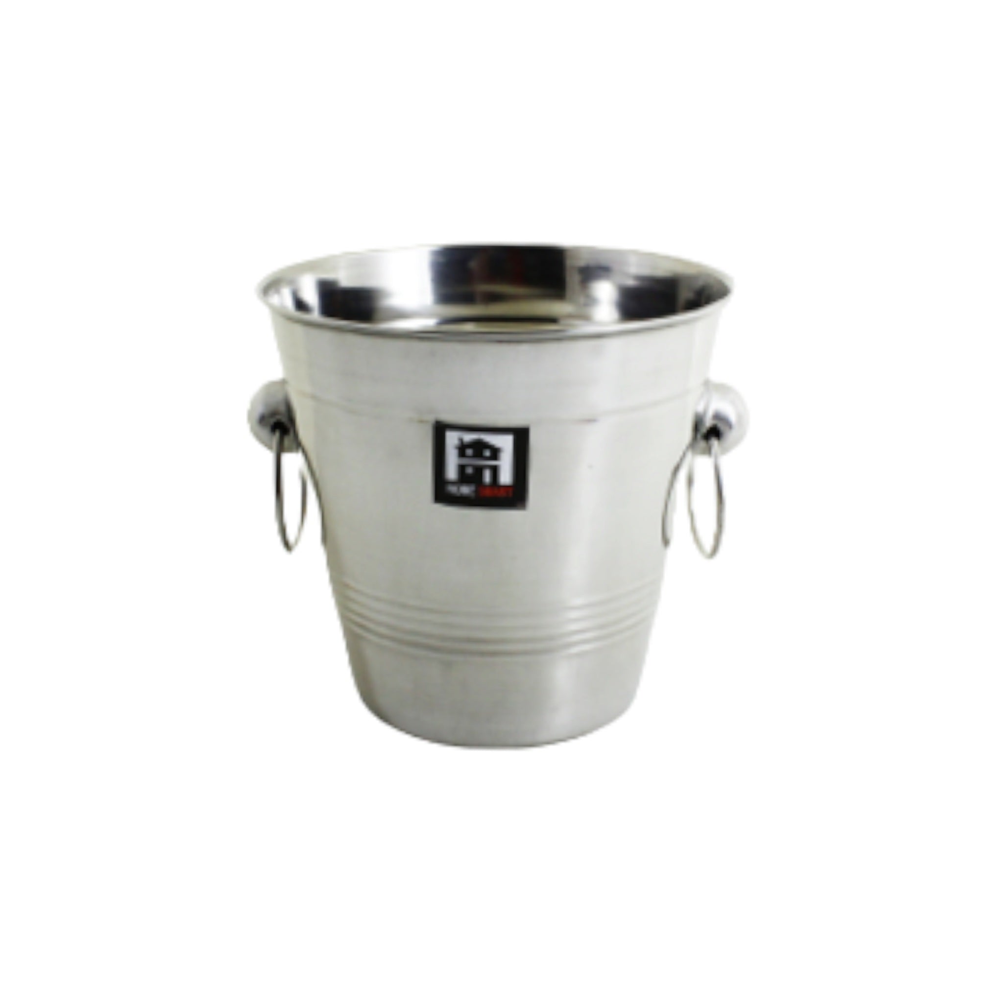 Ice Bucket 14cm Stainless Steel with Ring Handle