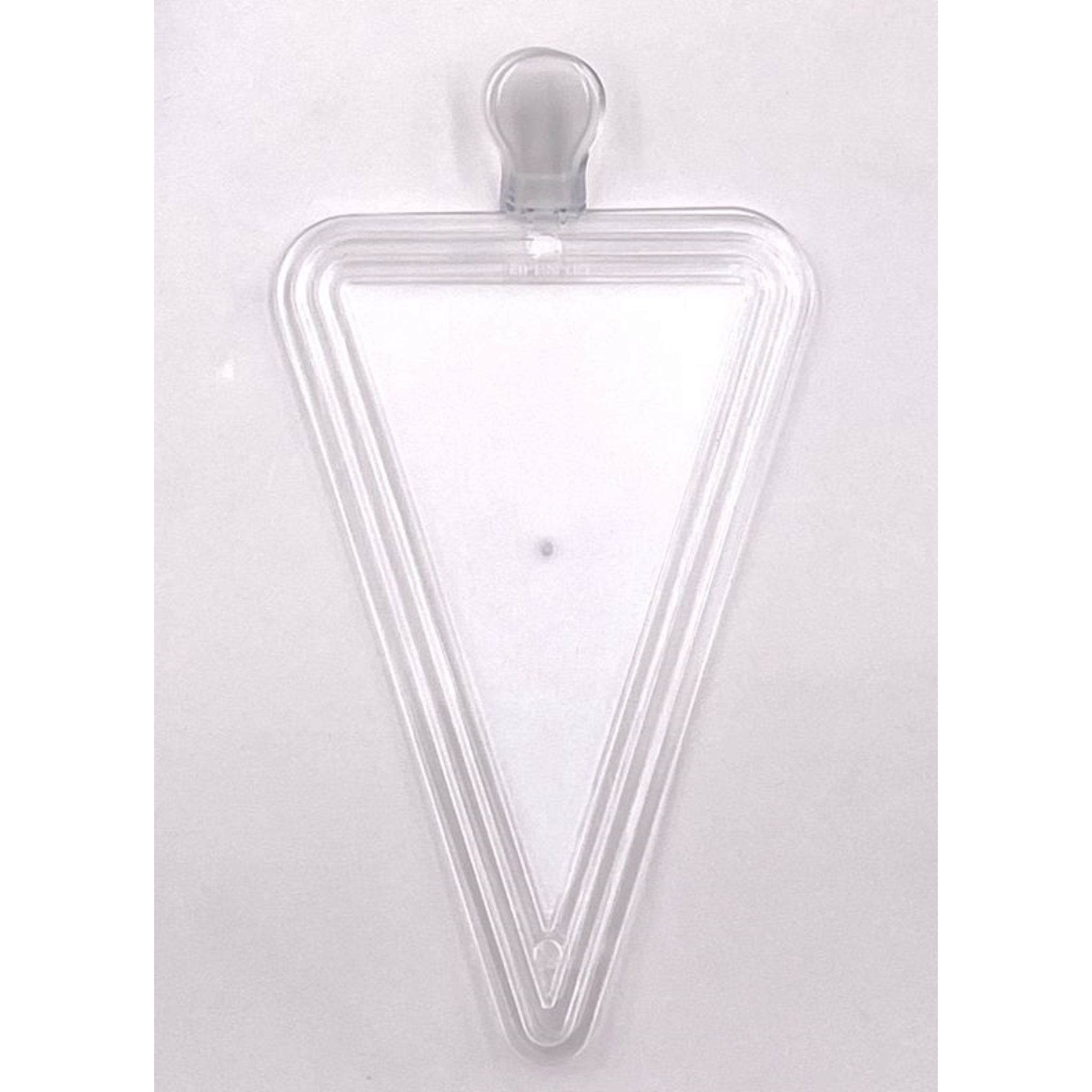 Disposable Plastic Acrylic Triangle Mini Cake Board 118x78mm 20Pack