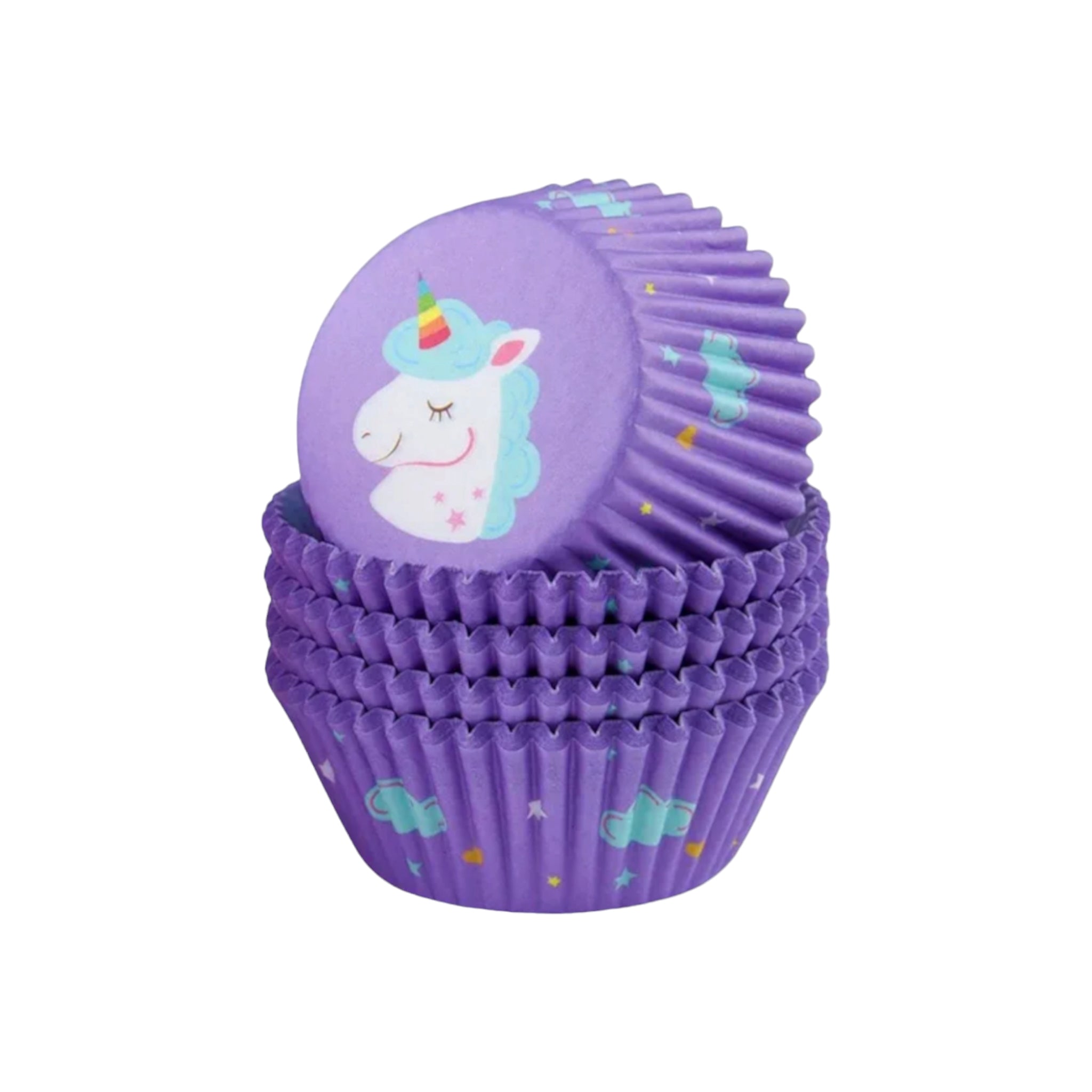 Unicorn Baking Cupcake Paper Liners 12cm 100pack