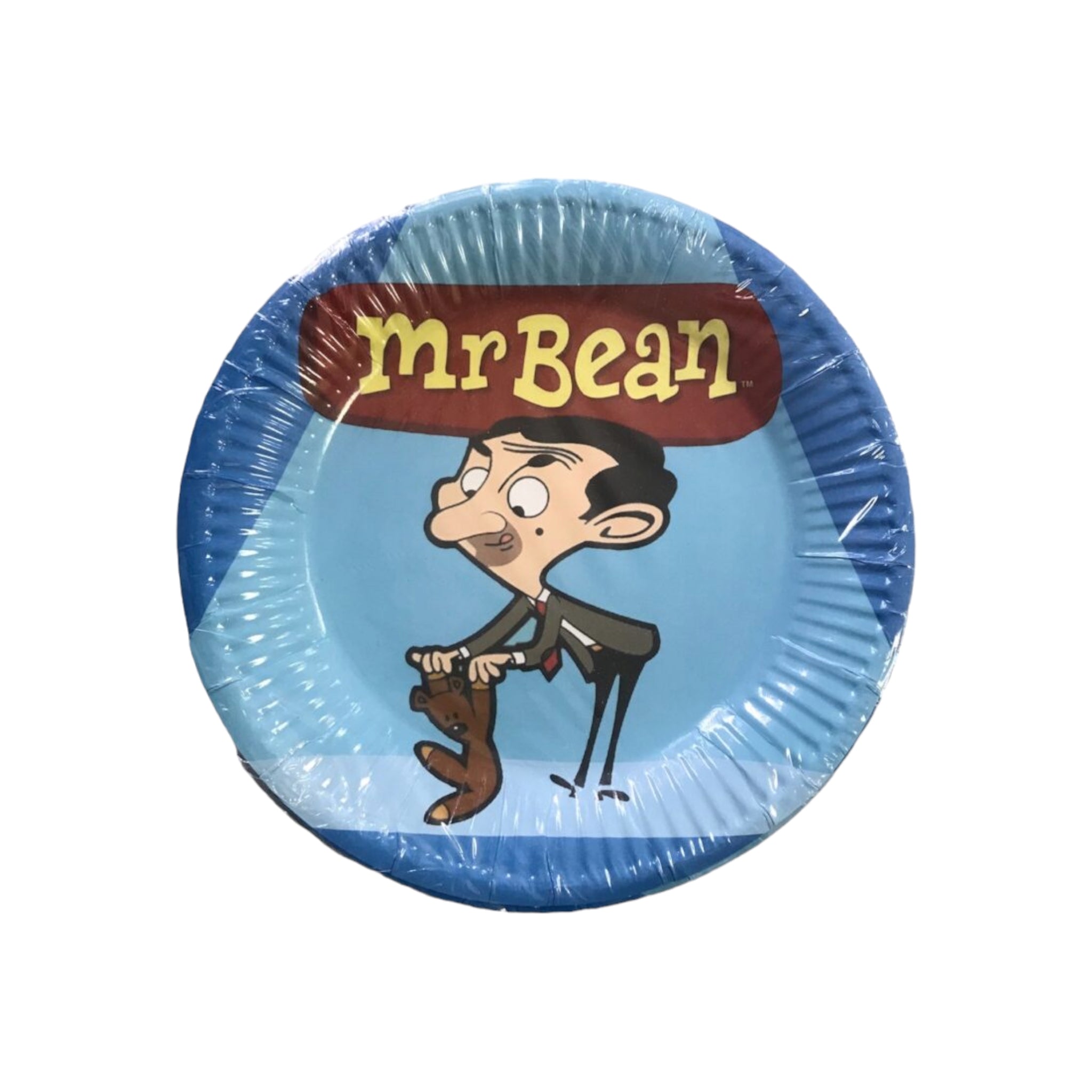 Disposable Mr.Bean Party Plate 9inch Round 10pcs