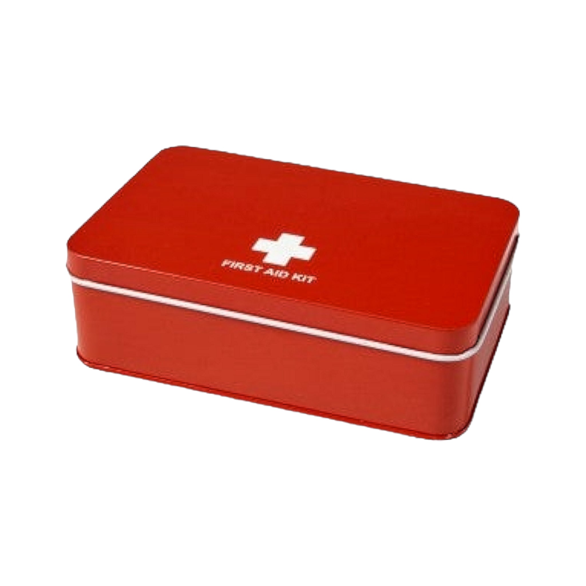 First Aid Steel Tin Box 9.5x13.5cm