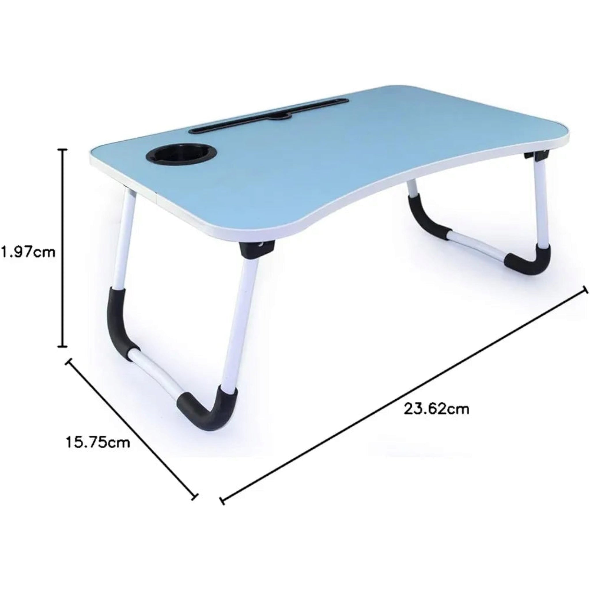 Foldable Laptop Table 48x30x26cm Portable Bed-Sofa Desk Small