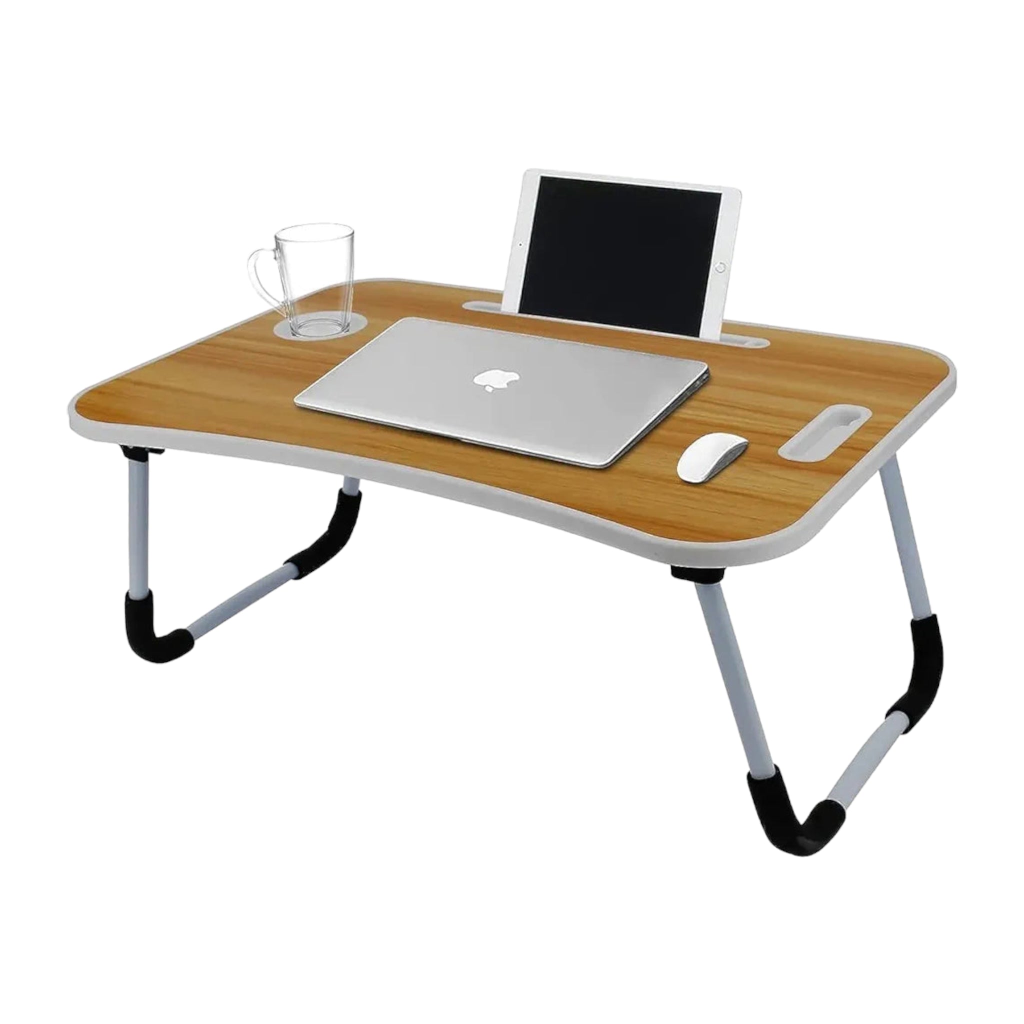 Wooden Foldable Laptop Table 48x30cm Small