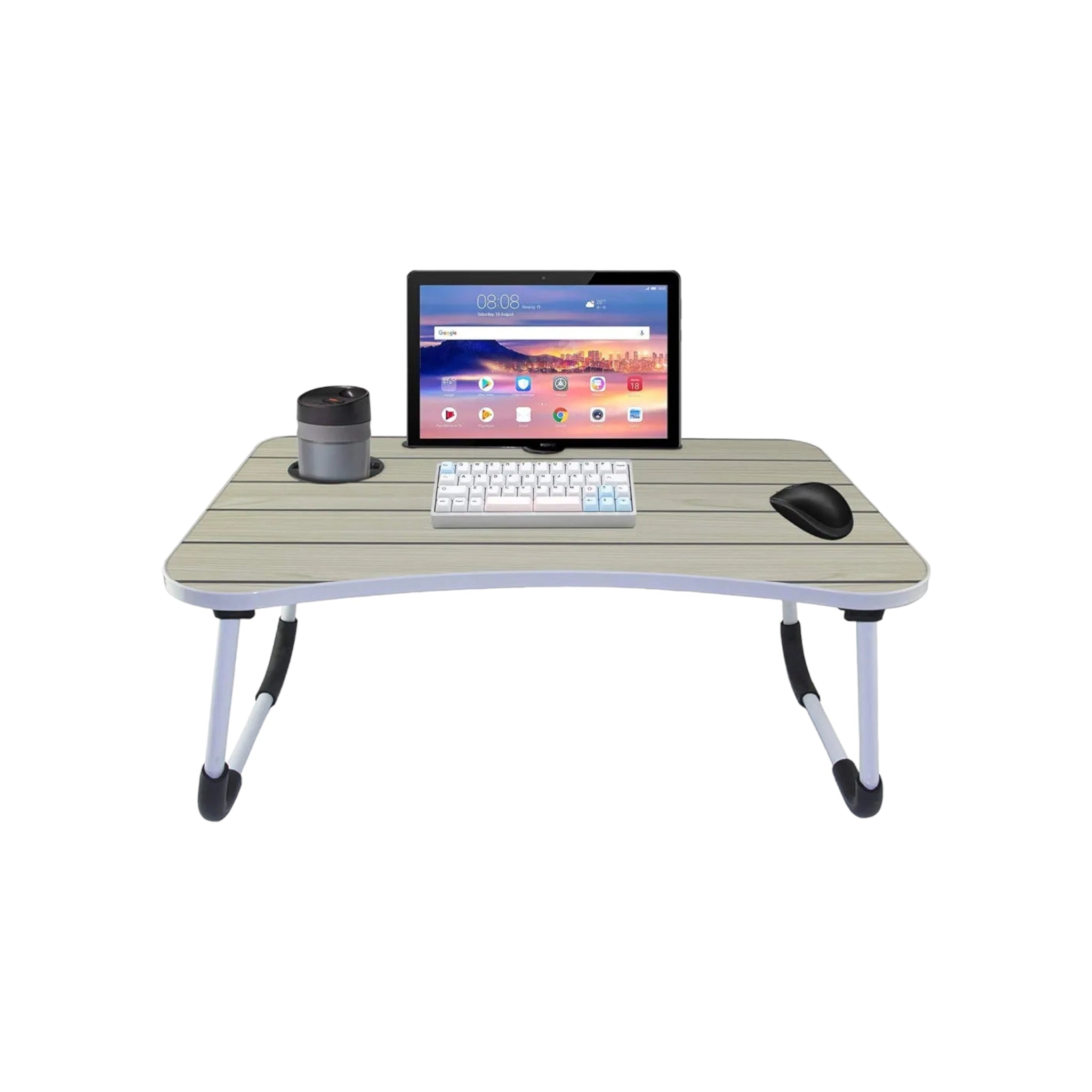 Wooden Foldable Laptop Table 48x30cm Small