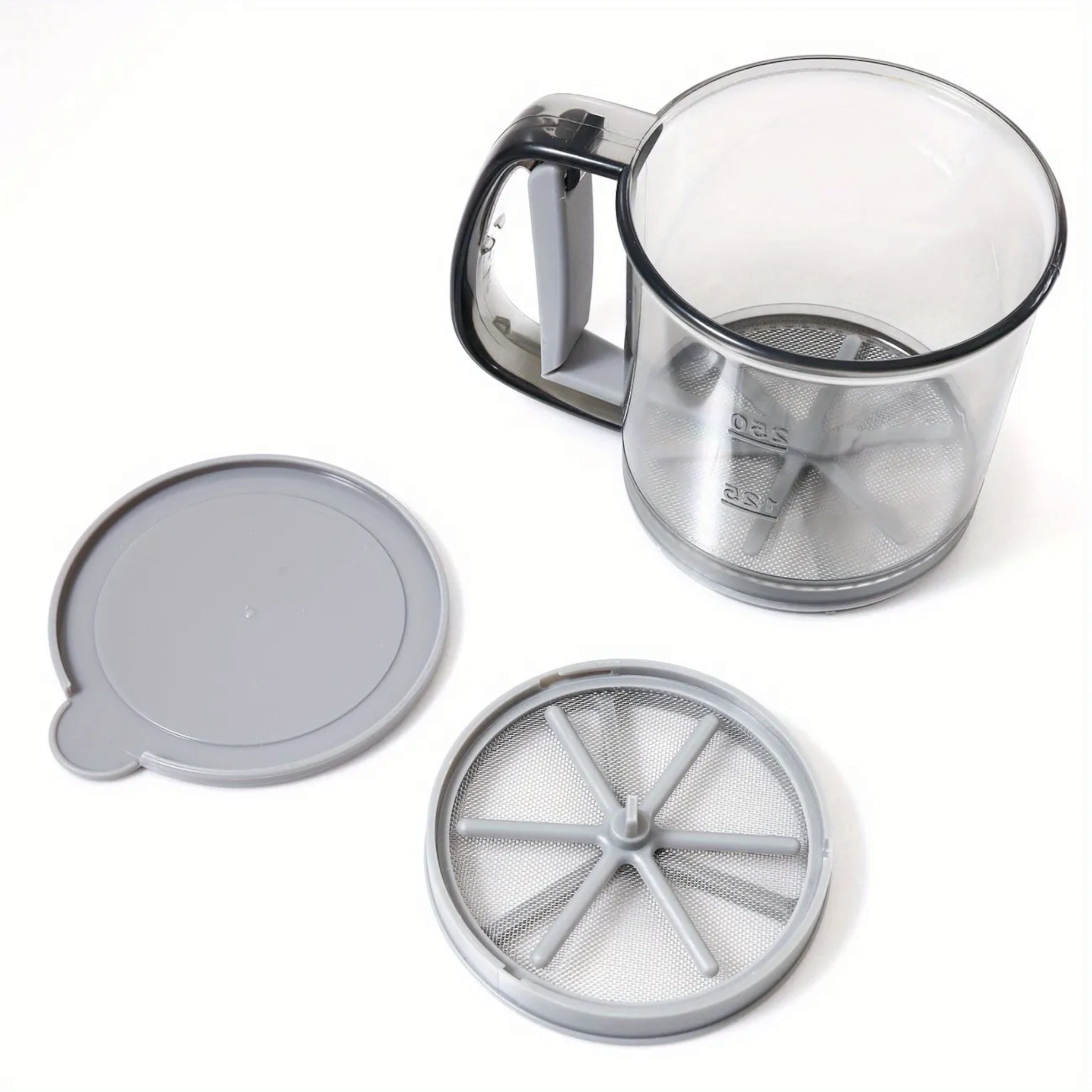 Handheld Semi-Automatic  Powder Flour Sieve Sifter cup