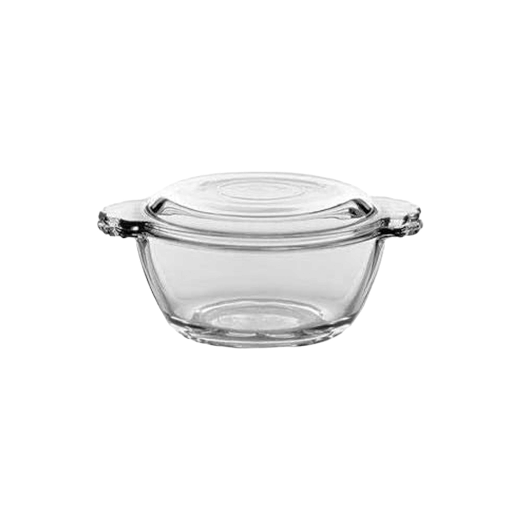 Pasabahce Mini Casserole Bowl Round with Glass Cover 275ml 2pc 23198