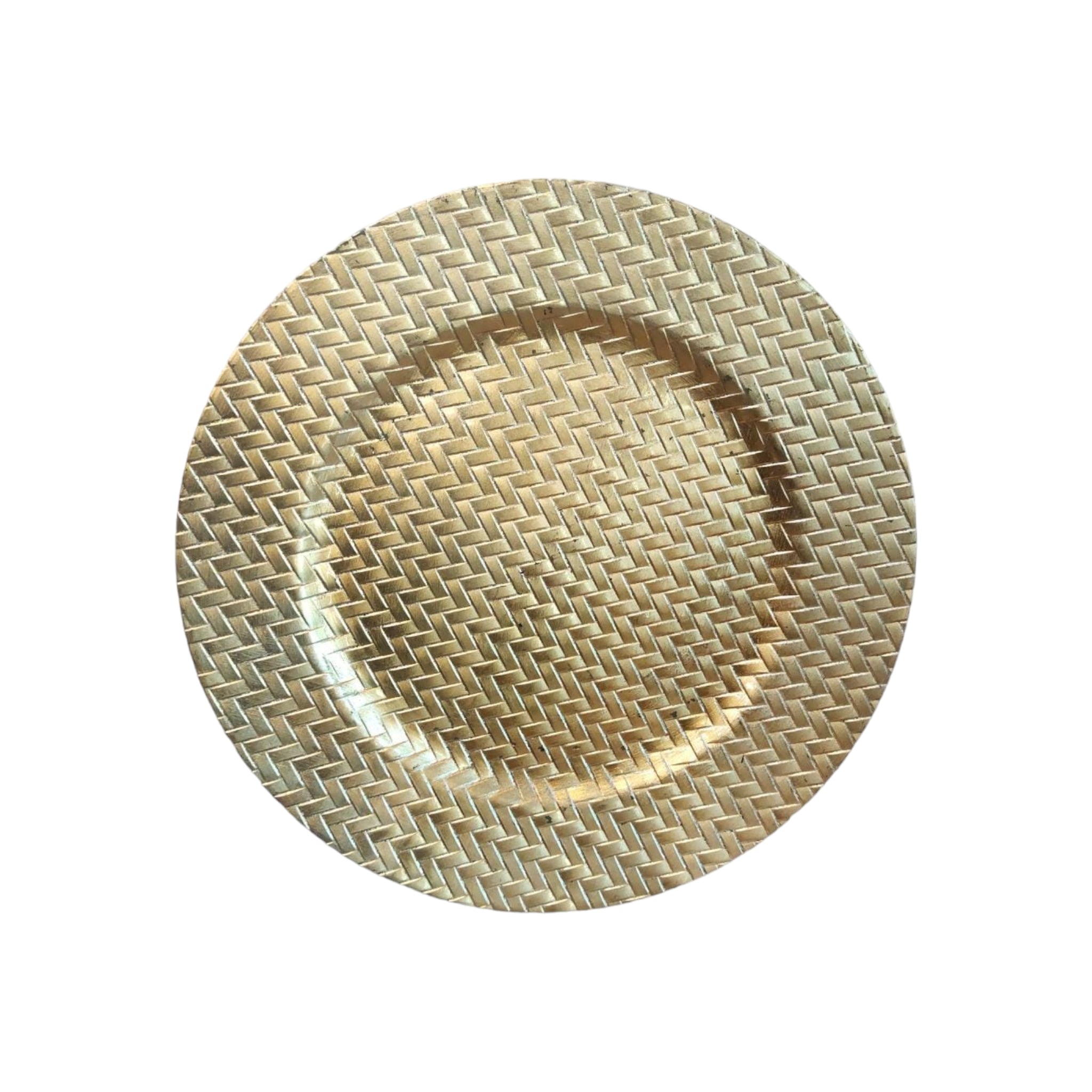 Underplate Gold Weave 33cm