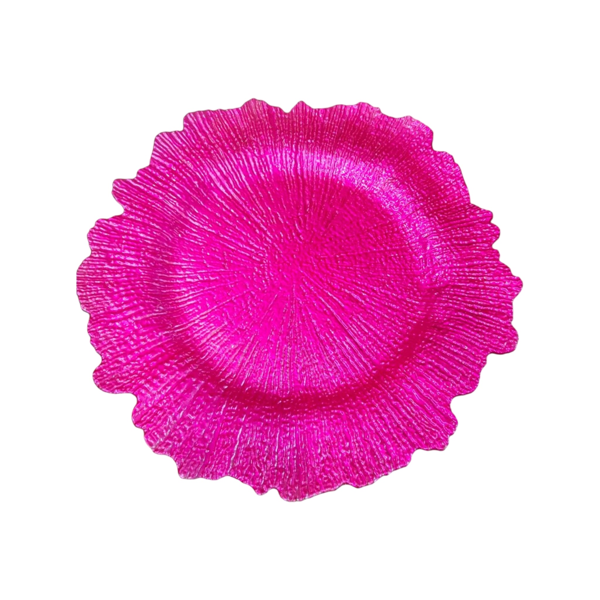 Underplate Flower Pink 34cm XPP1163