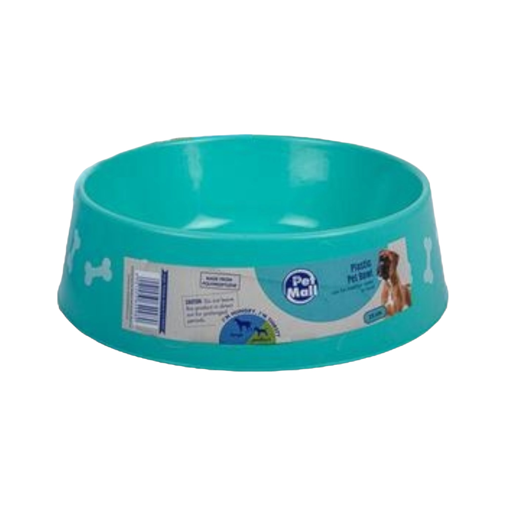 Pet Mall Dog/Cat Plastic Bowl Large 25cm 1pc