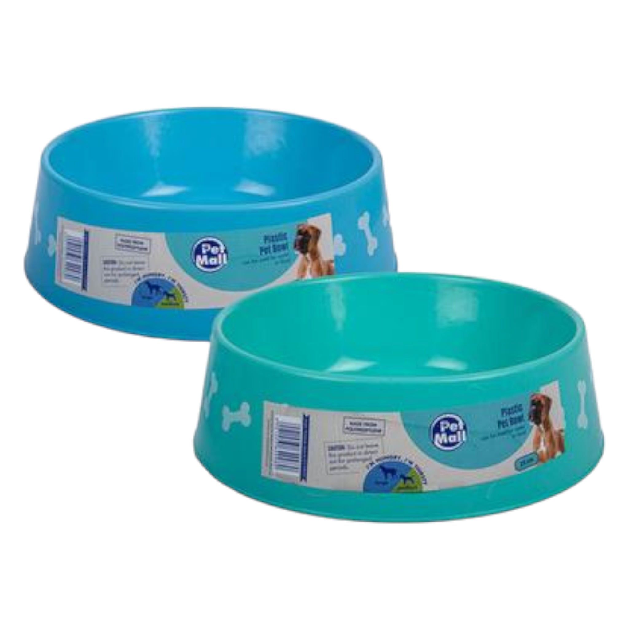 Pet Mall Dog/Cat Plastic Bowl Large 25cm 1pc