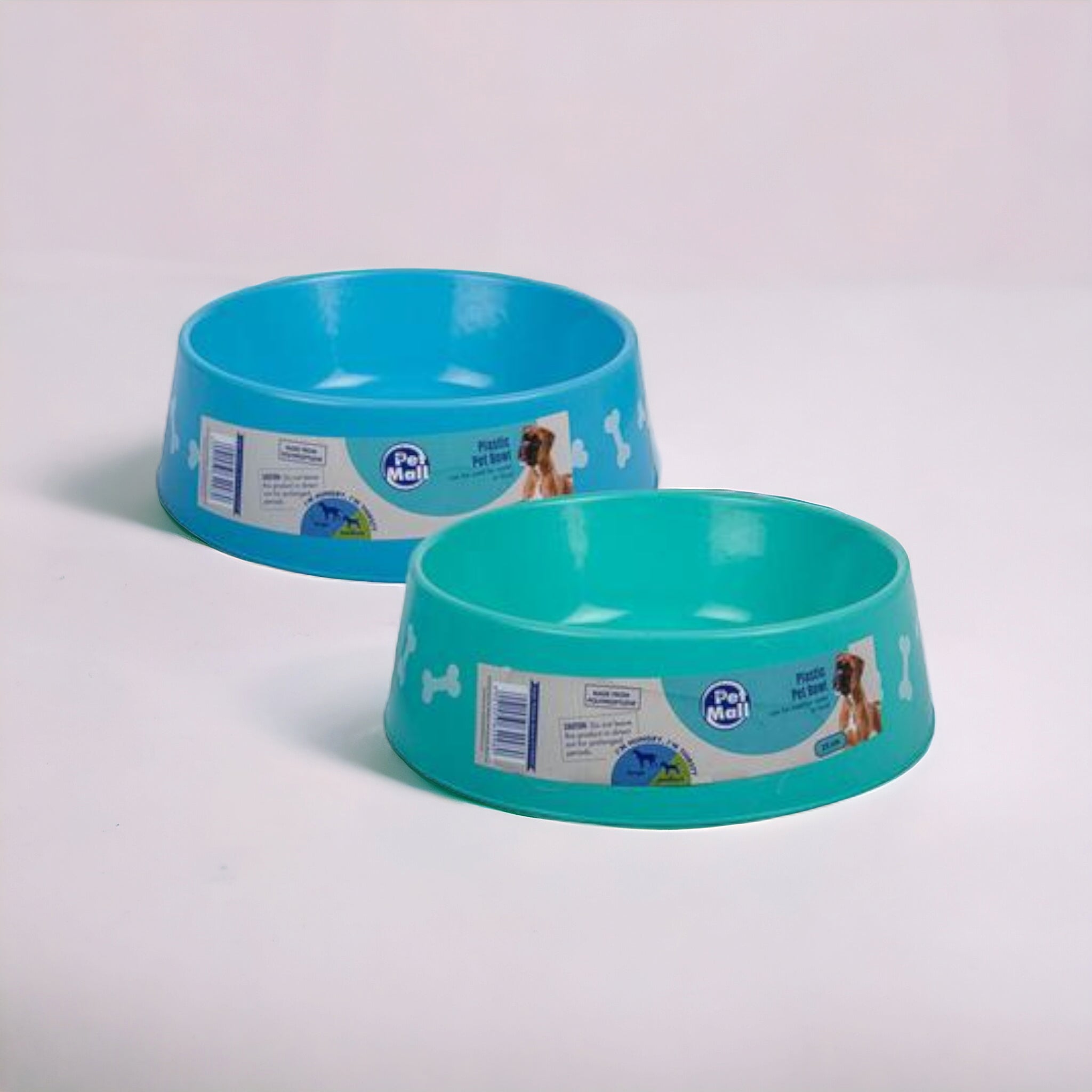 Pet Mall Dog/Cat Plastic Bowl Large 25cm 1pc