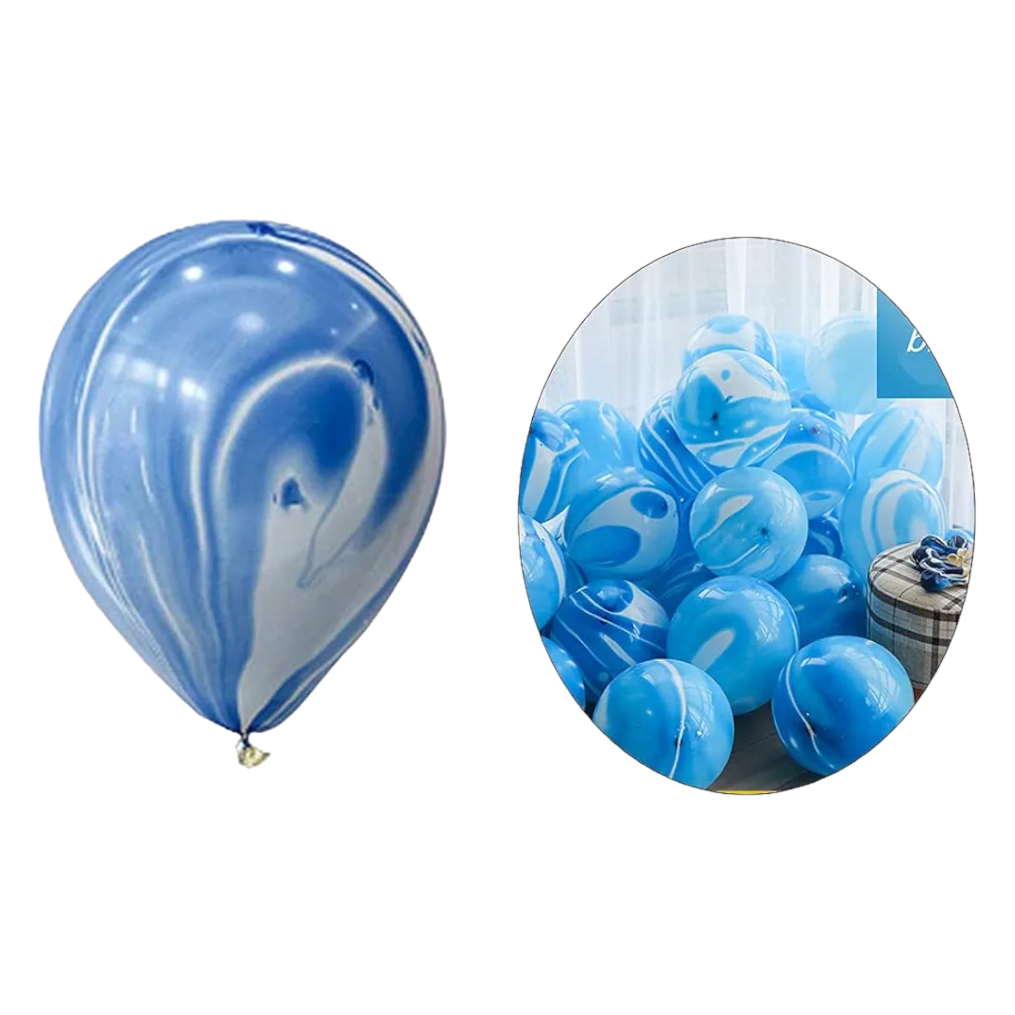 Party Latex Marble Balloon 12inch 10pack