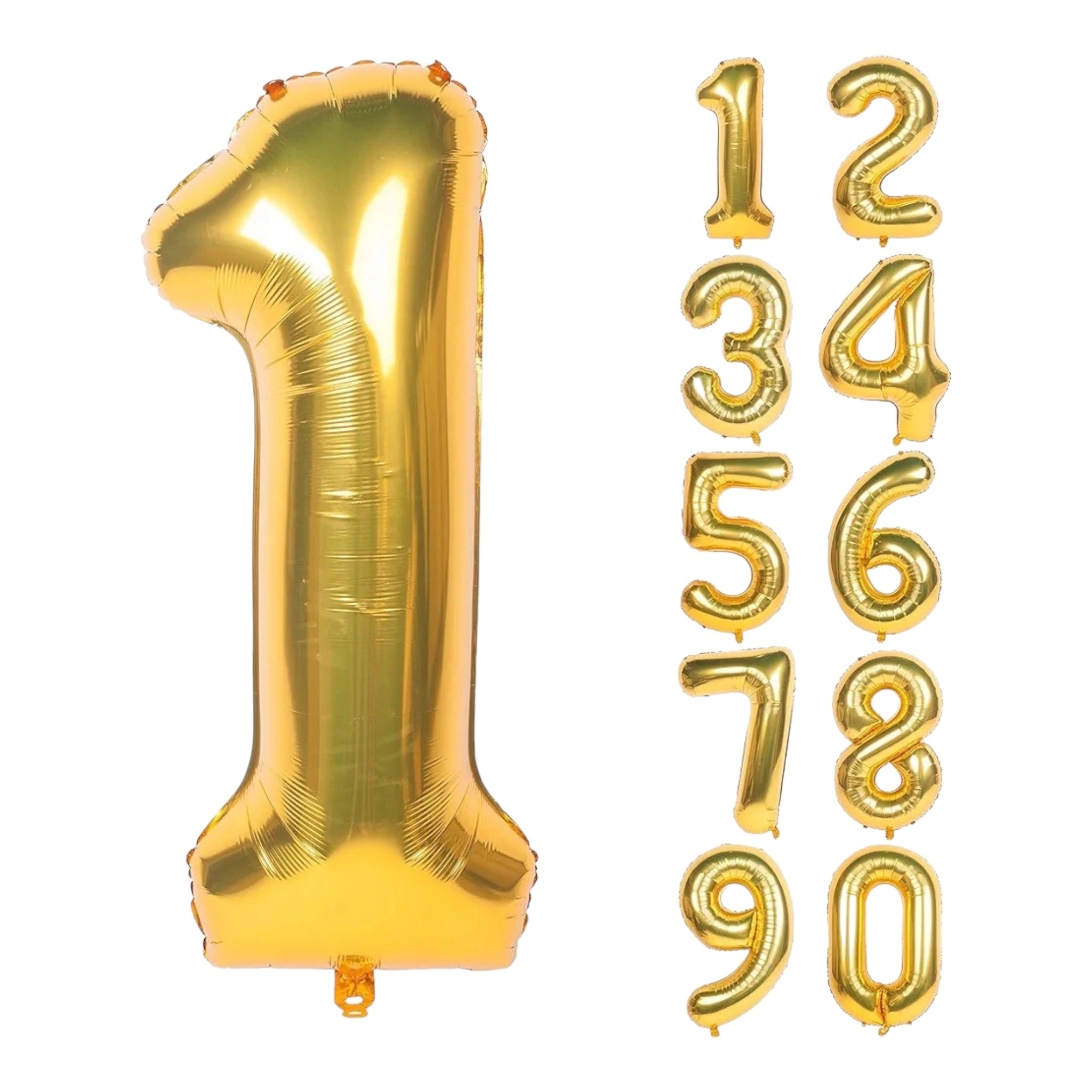 Party Gold Number Foil Balloons 42inch 106cm