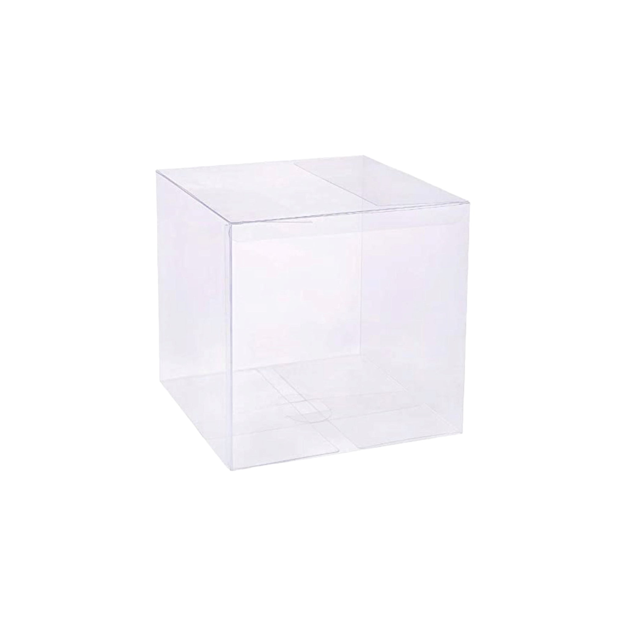 PVC Gift Box Clear 4x4x4cm Cup Cake Box 12pcs