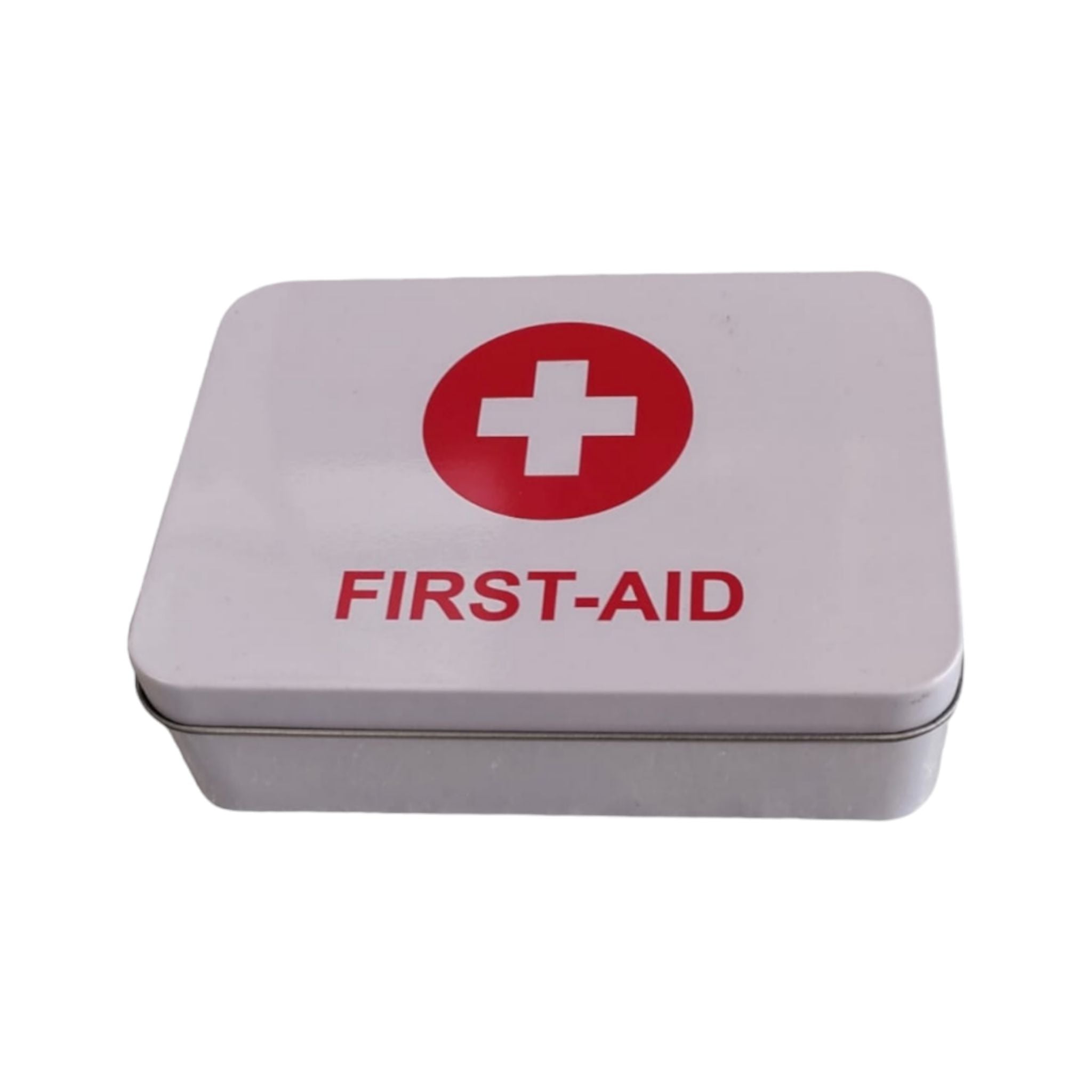 First Aid Steel Tin Box 9.5x13.5cm