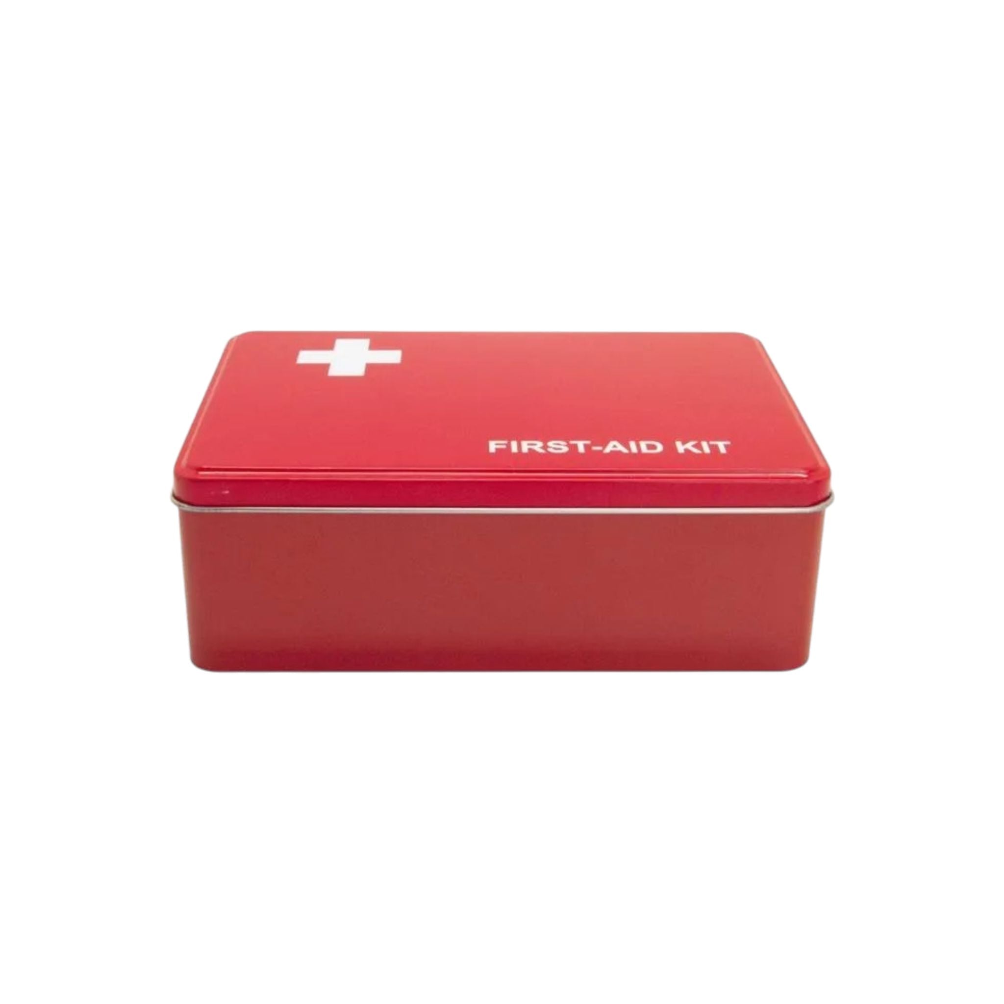 First Aid Steel Tin Box 9.5x13.5cm