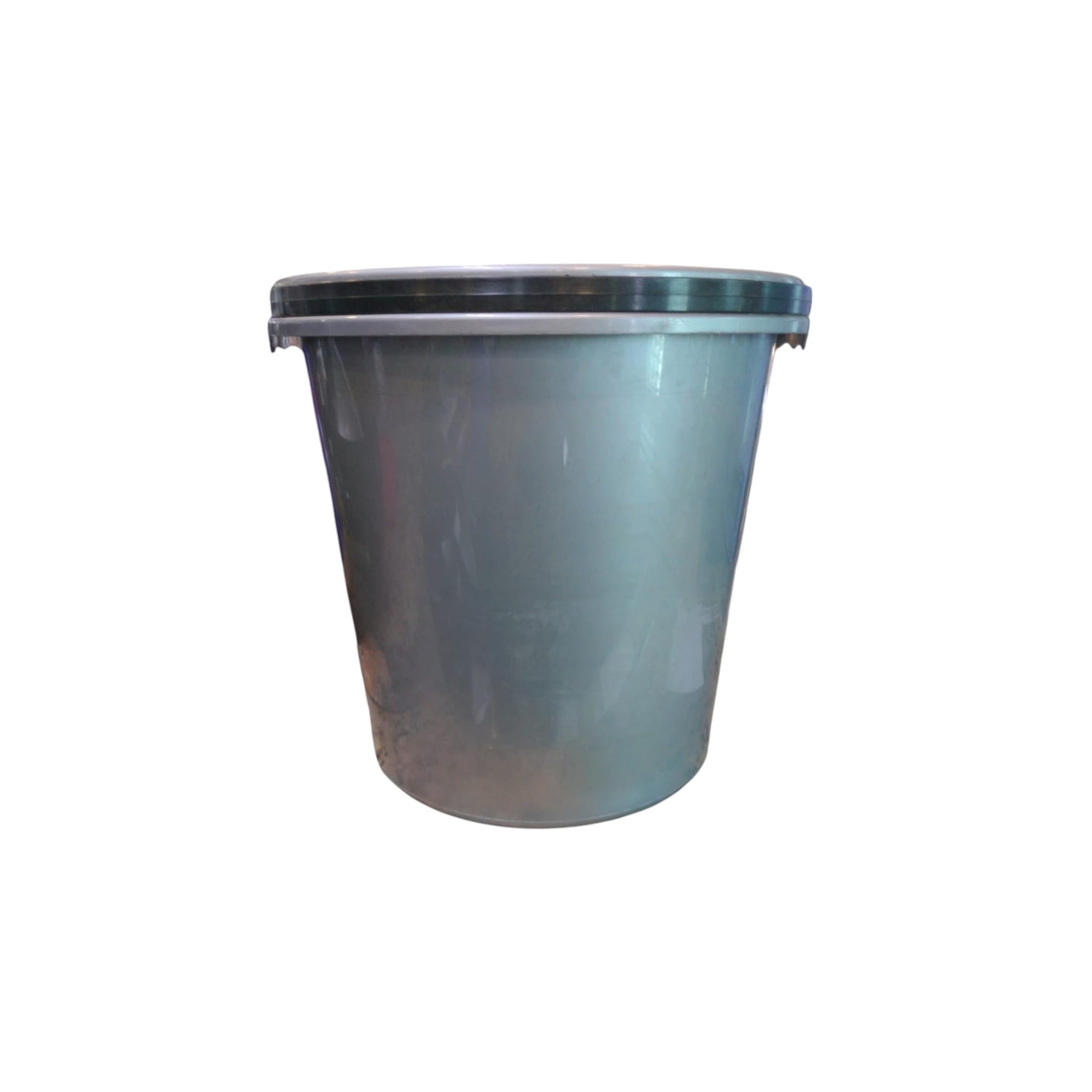 Office Waste Paper Bin Silver 12L - No Lid