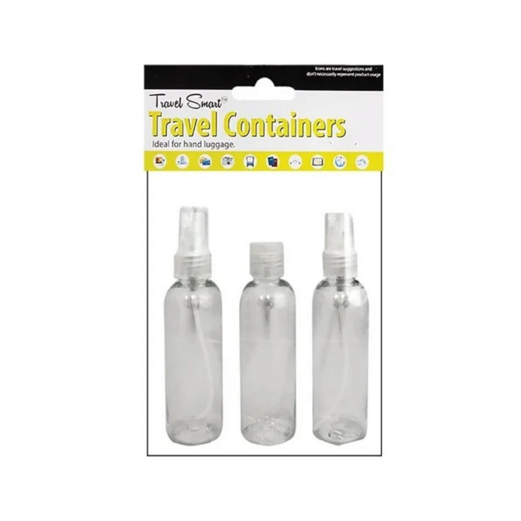 Travel Smart Bottles 100ml 3pack