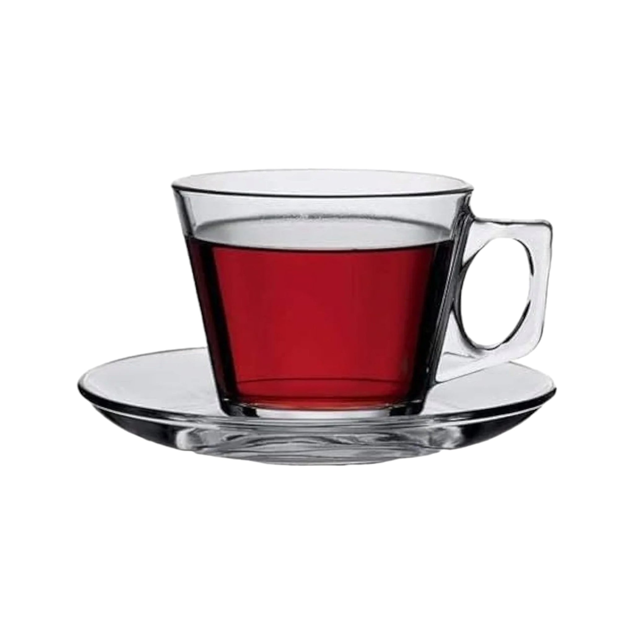 Pasabahce Vela Expresso Cup & Saucer Set 80ml 6pack