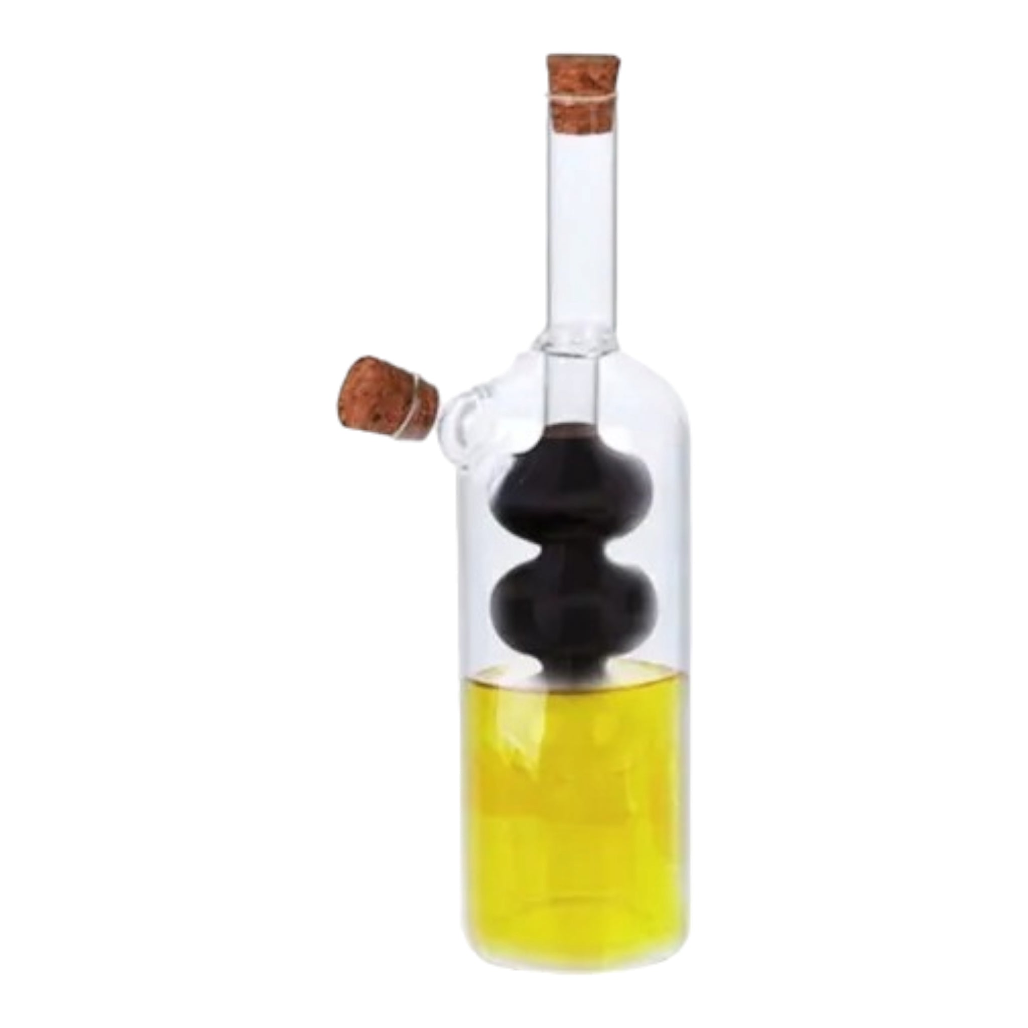 EH Olive Oil Glass Bottle Pourer & Vinegar Drizzler Dispenser Cork Lids 2in1 75/225ml