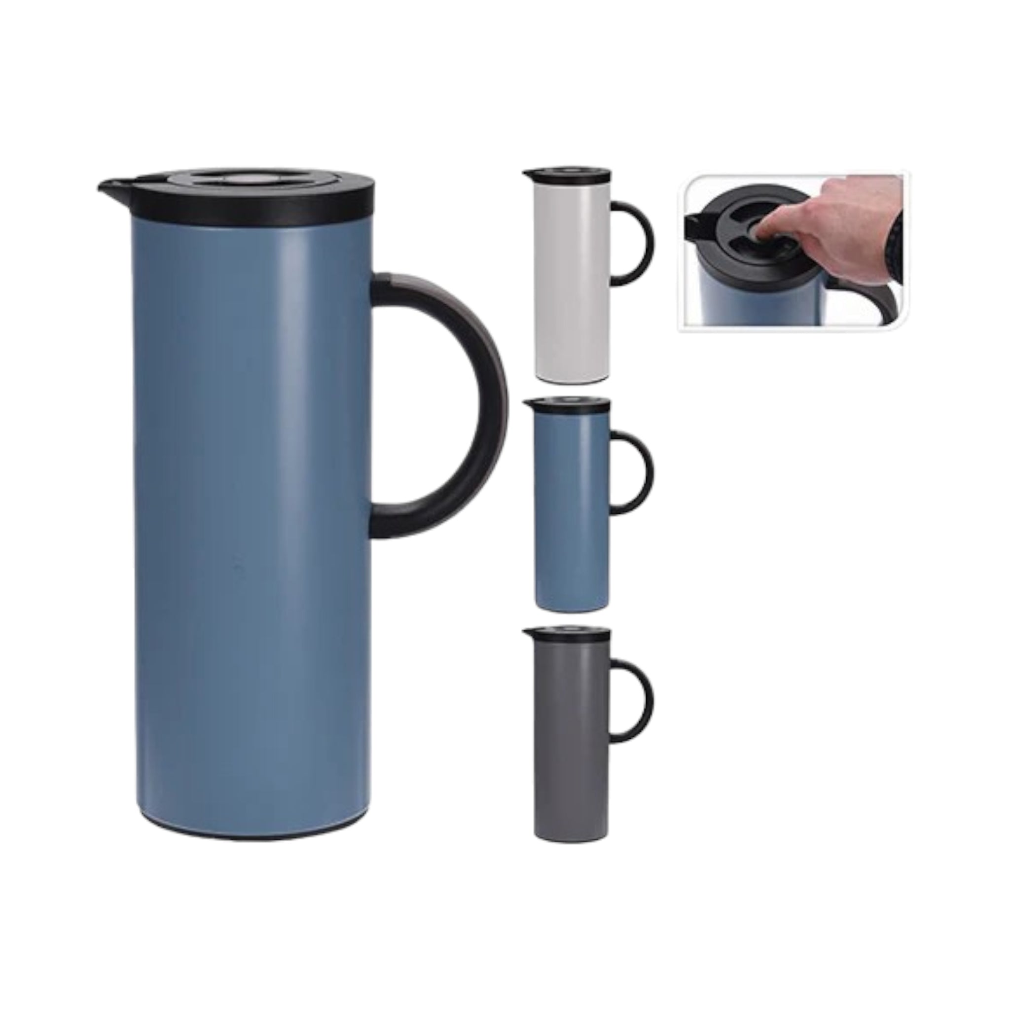 Sleek & Trendy 1L Insulated Jug  Stainless Steel