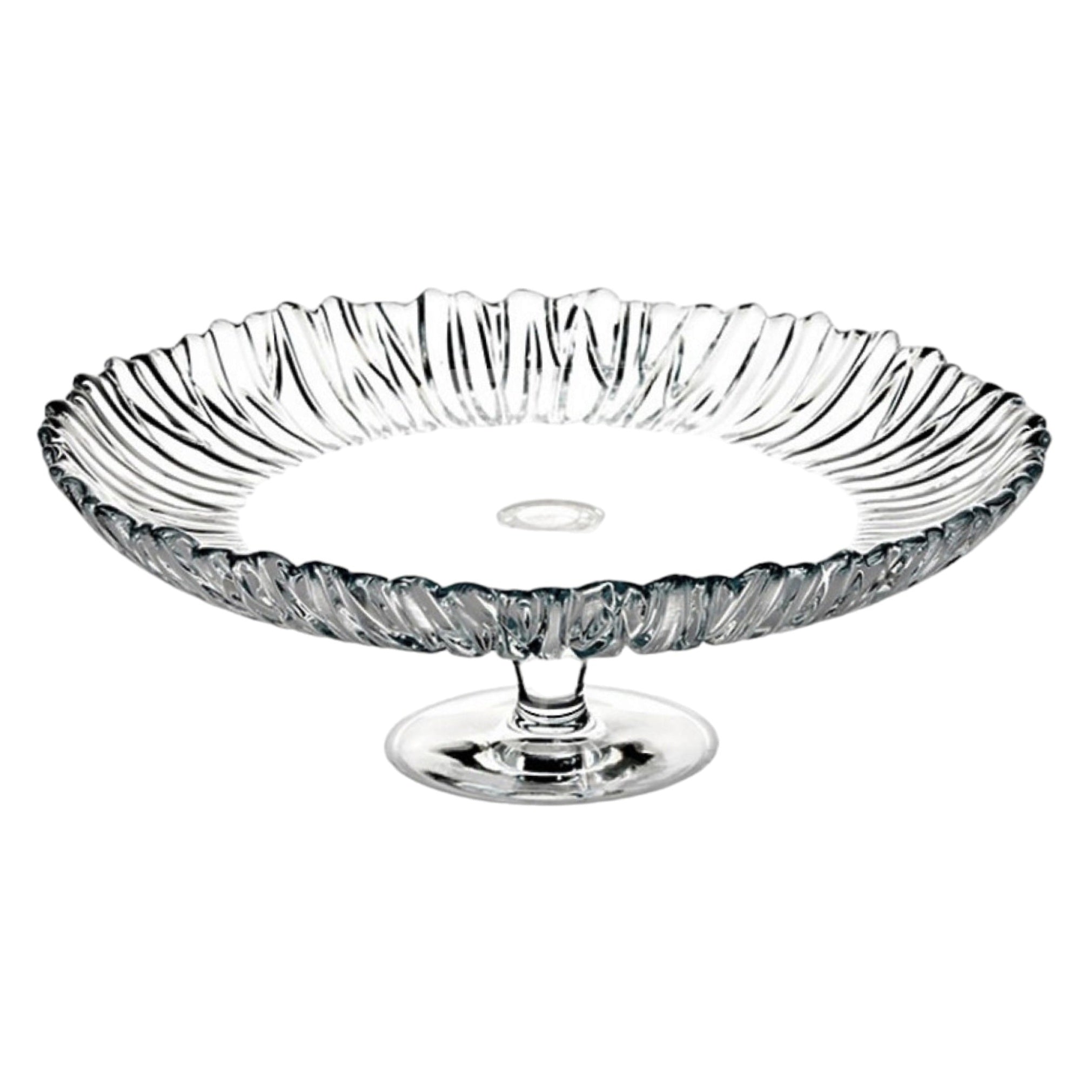 Pasabahce Aurora Footed Serving Plate 205mm