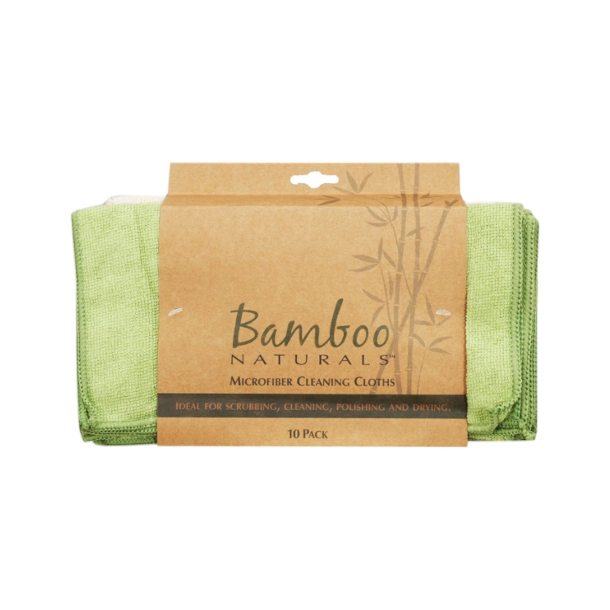 Bamboo Naturals Microfiber Cleaning Cloths 10pack 15000