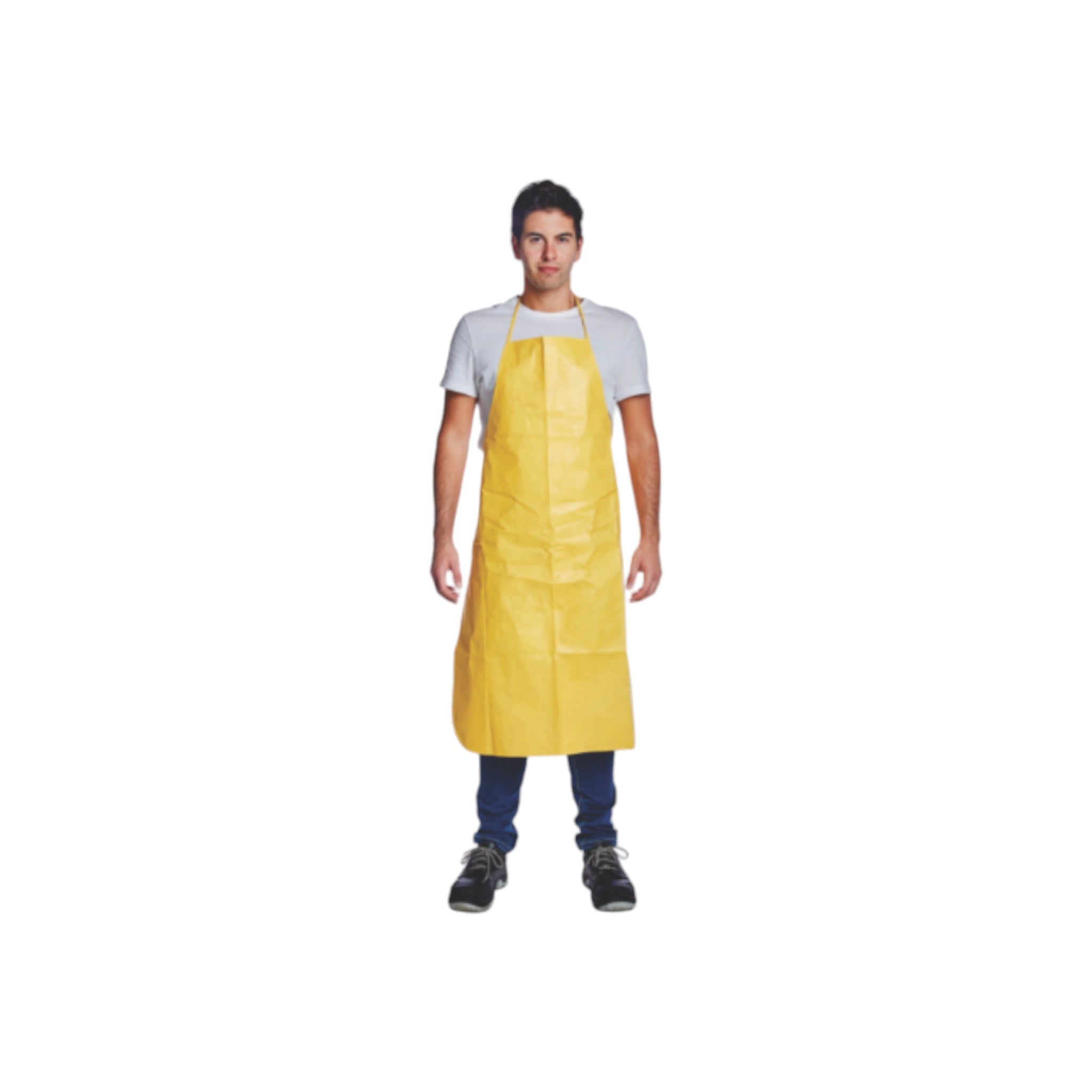 Apron PVC Light Duty Yellow  110cmx70cm