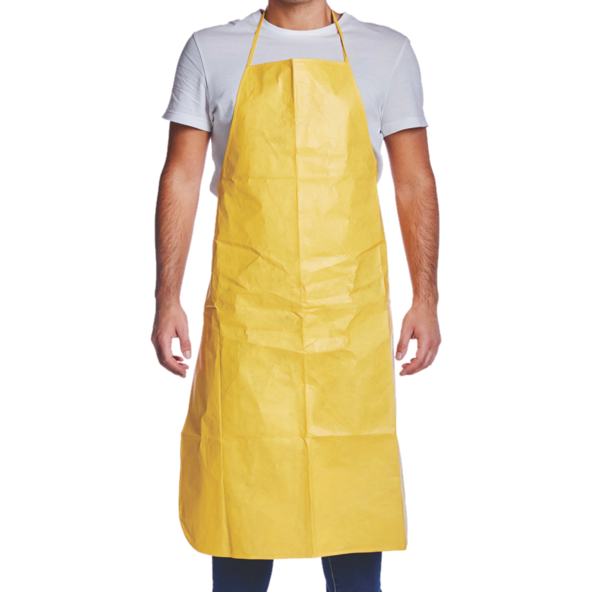 Apron PVC Light Duty Yellow  110cmx70cm