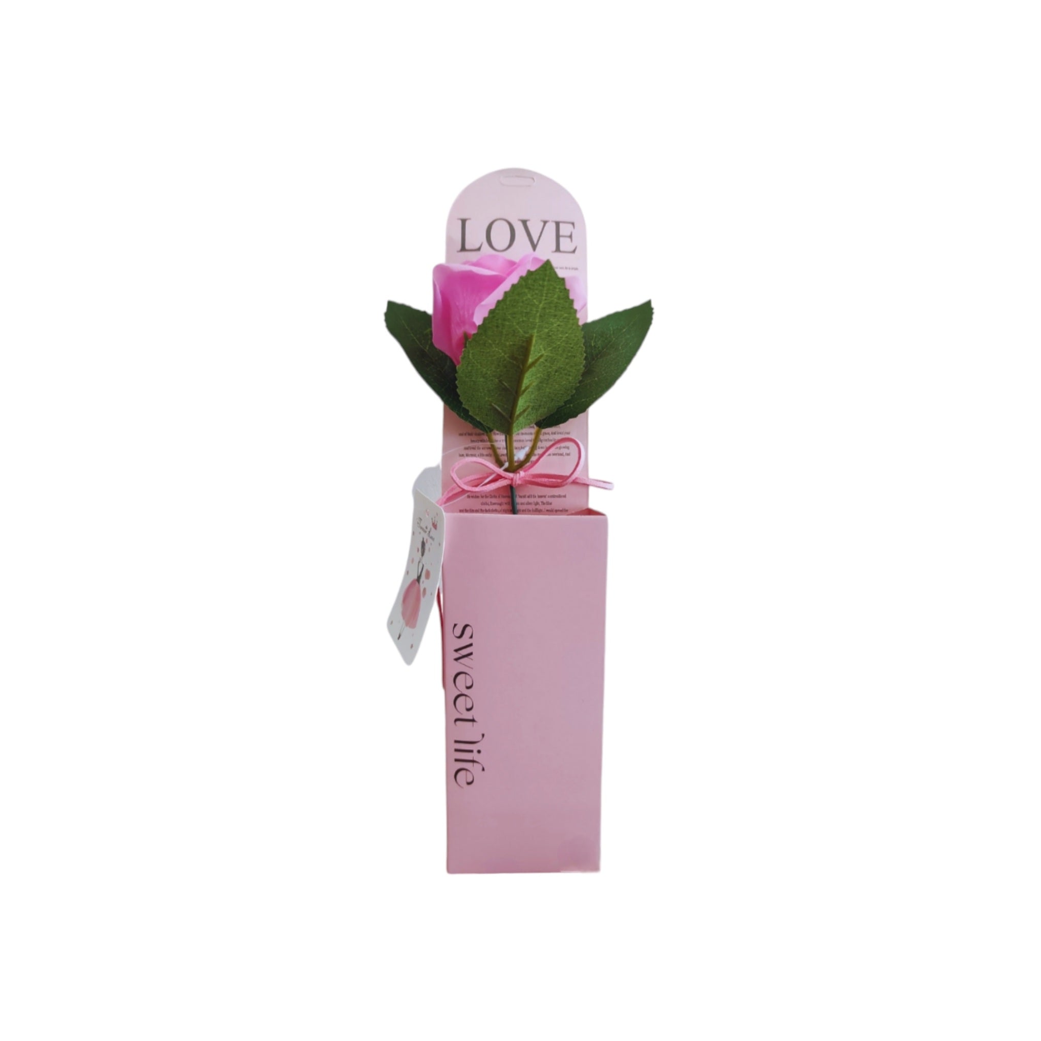 Artificial Flower Rose in Gift Box