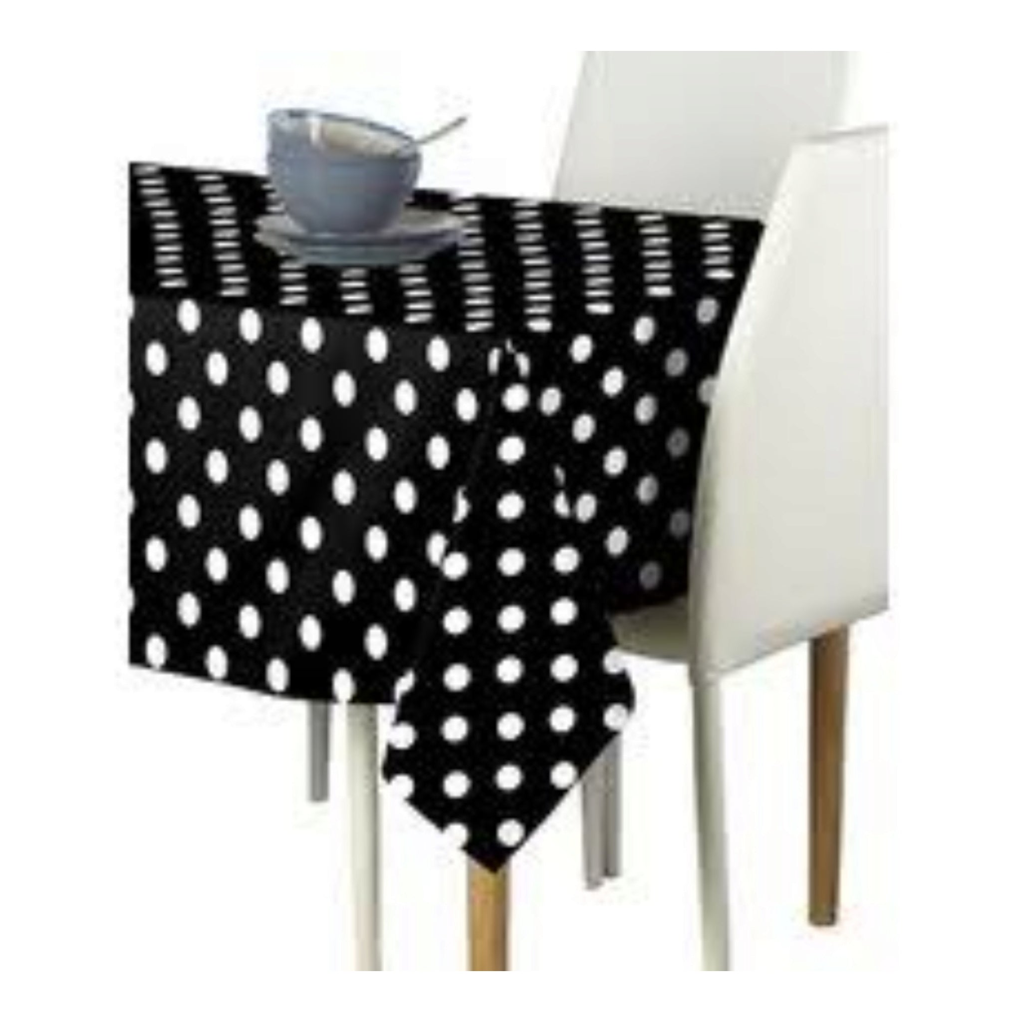 Party Table Cloth Plastic Polka Dot 137x183cm