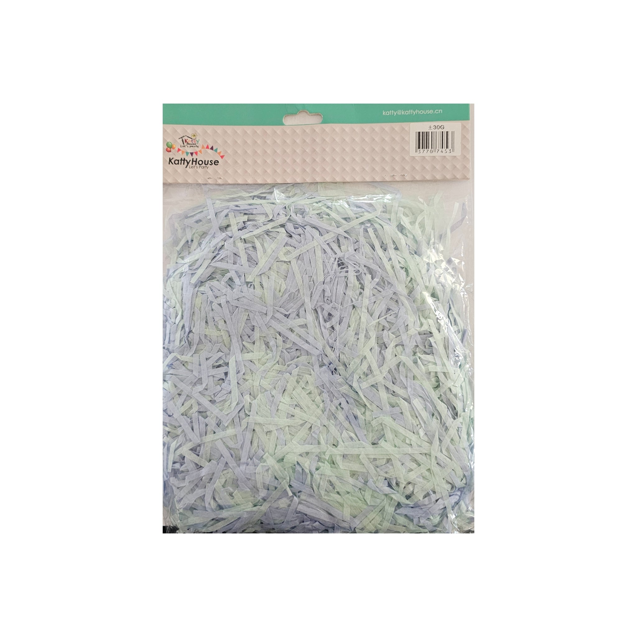 Gift Packaging Paper Shredded Rafi Pastel Paper Filler 2-Tone 3mm 30g